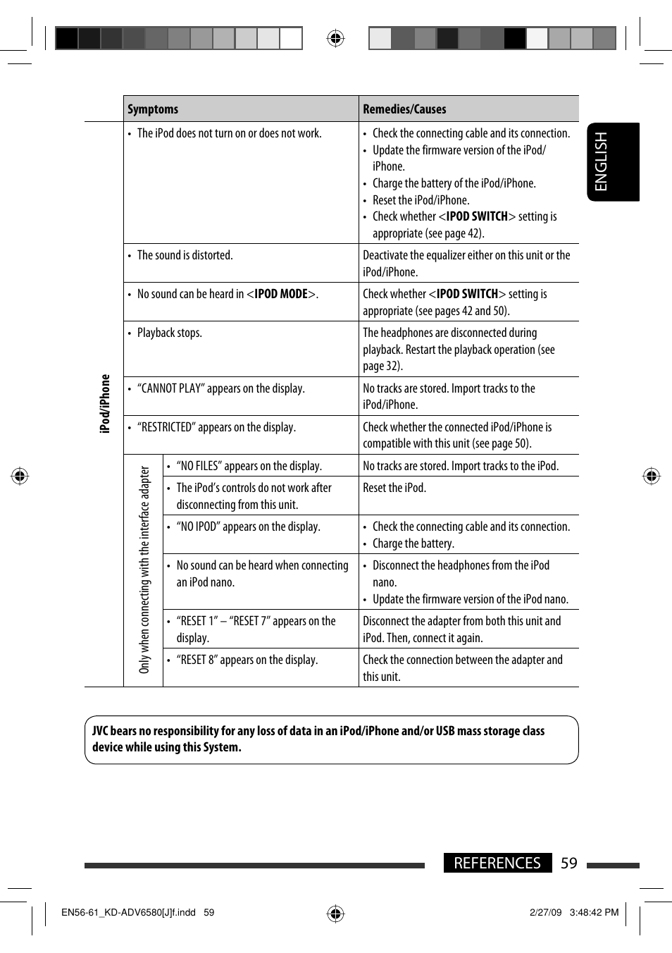 59 references english | JVC KD-ADV6580 User Manual | Page 59 / 181