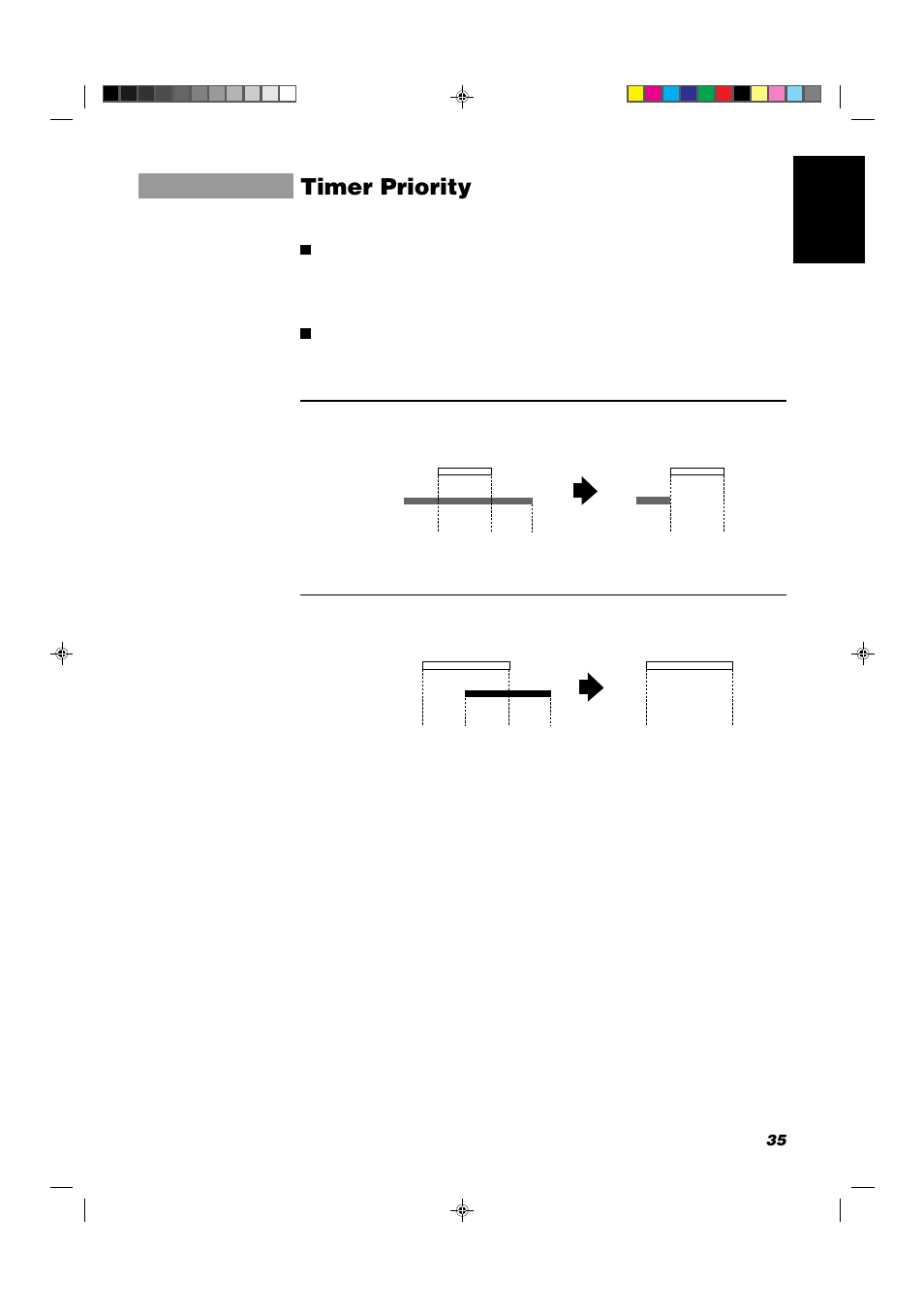 Timer priority, 35 english | JVC CA-D432TR User Manual | Page 39 / 43