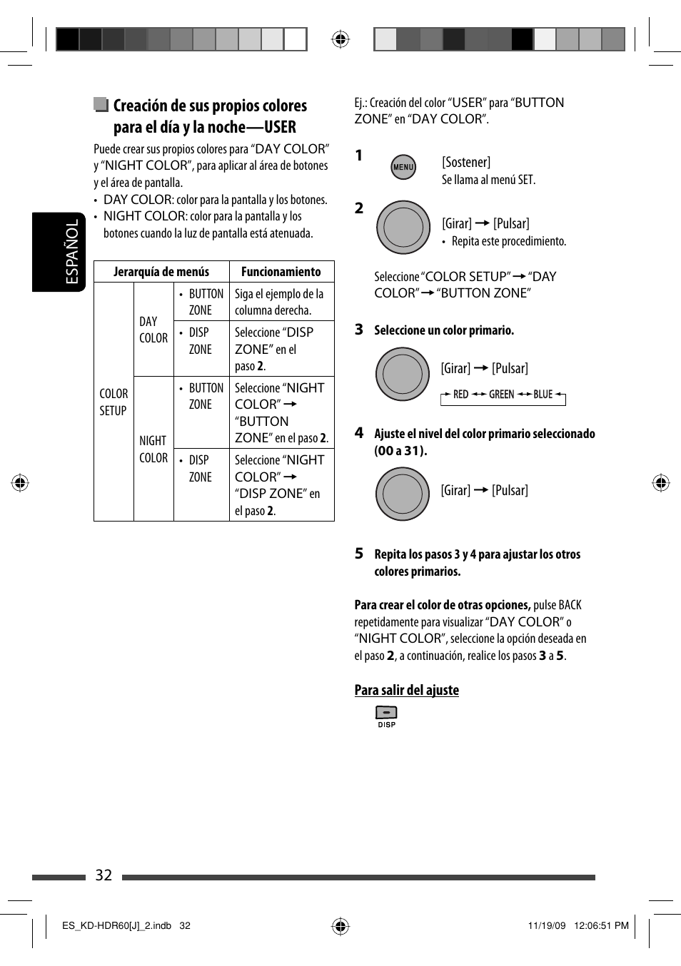 Esp añol 32 | JVC LVT2095-001A User Manual | Page 76 / 136