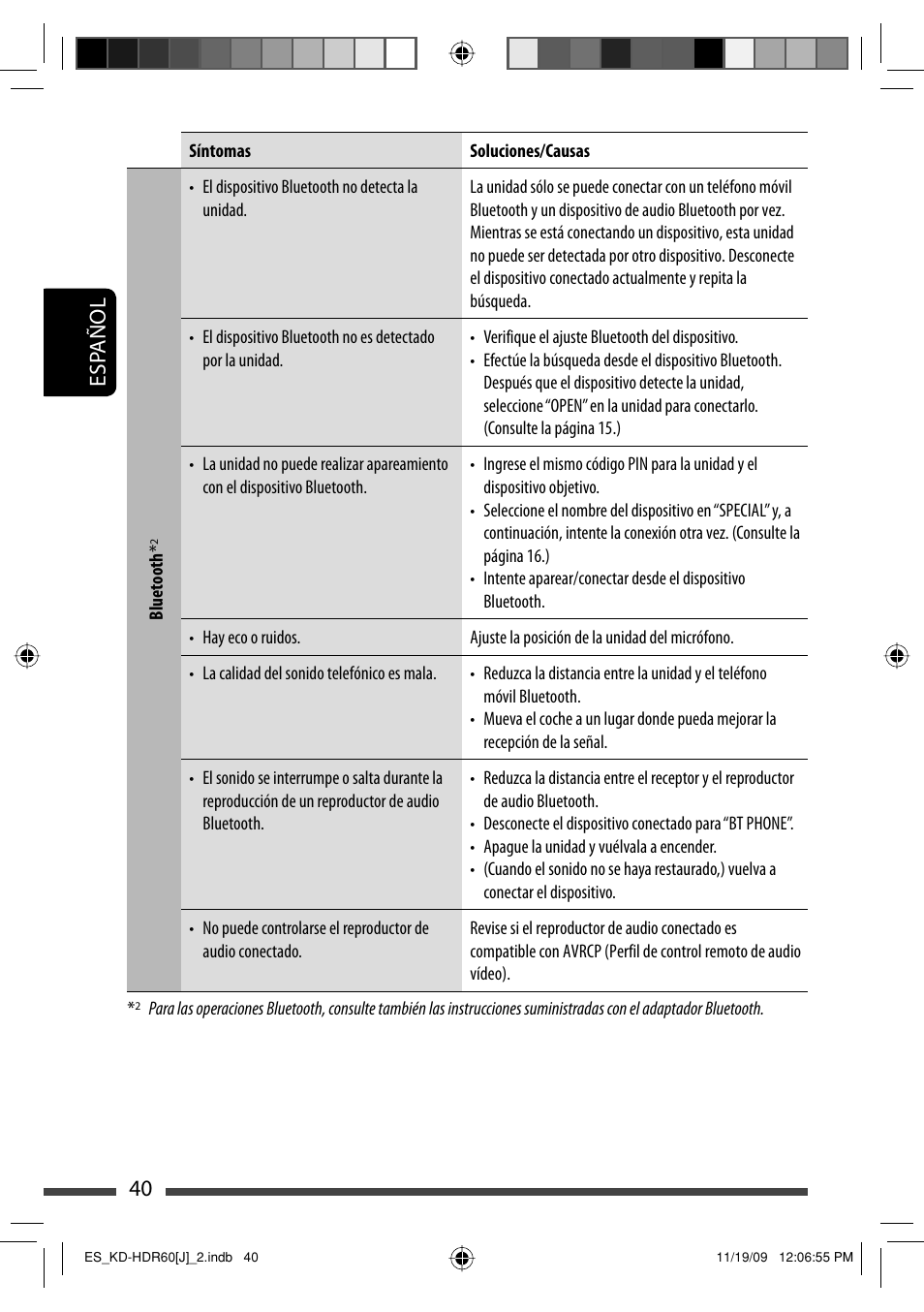 Esp añol 40 | JVC LVT2095-001A User Manual | Page 84 / 136