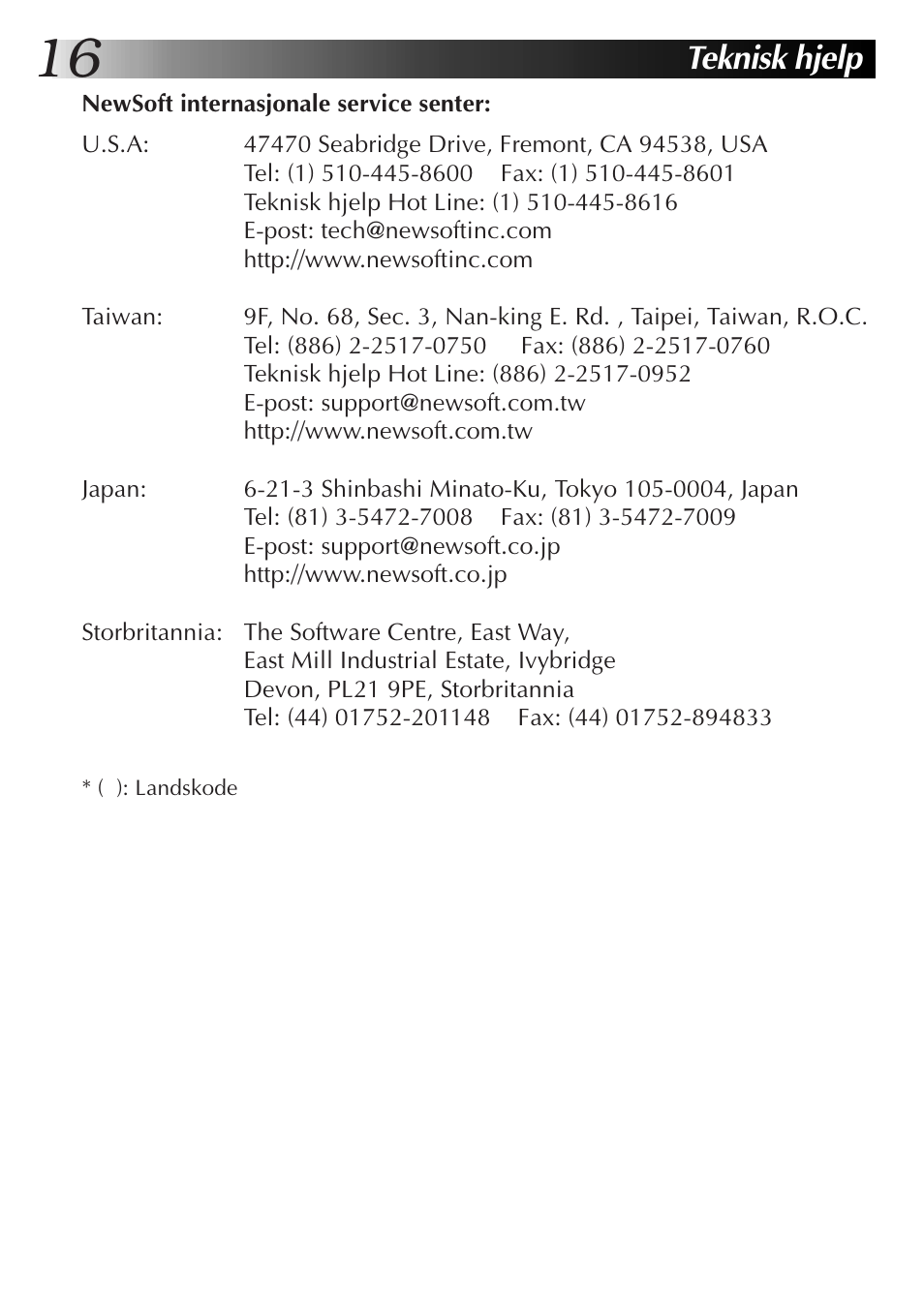 Teknisk hjelp | JVC MultiMediaNavigator User Manual | Page 196 / 222