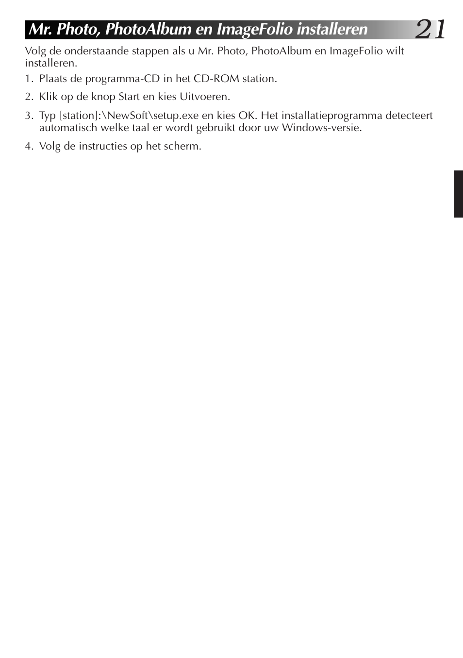 Mr. photo, photoalbum en imagefolio installeren | JVC MultiMediaNavigator User Manual | Page 81 / 222