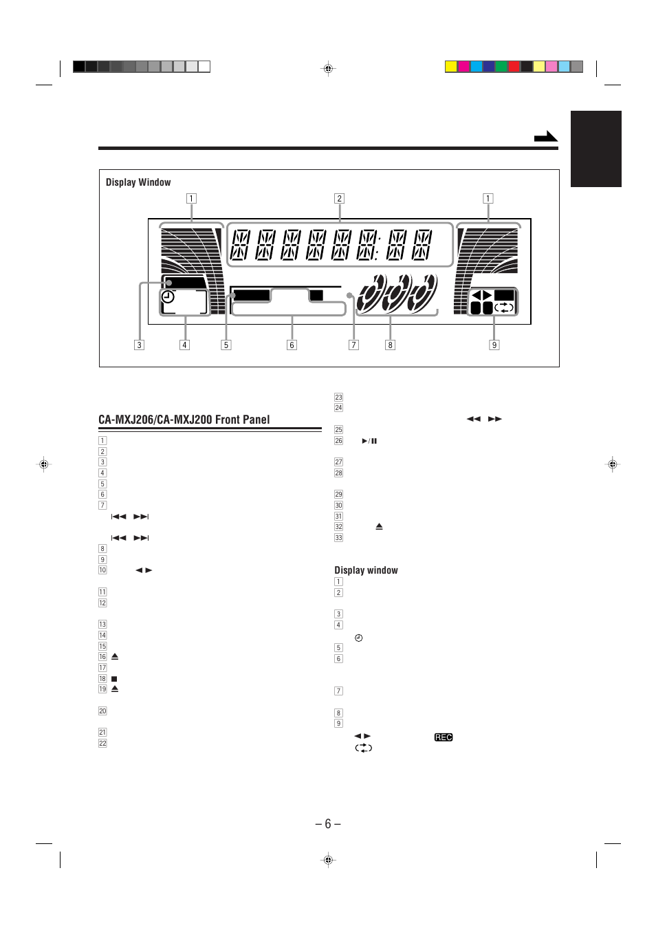 JVC CA-MXJ206 User Manual | Page 9 / 32