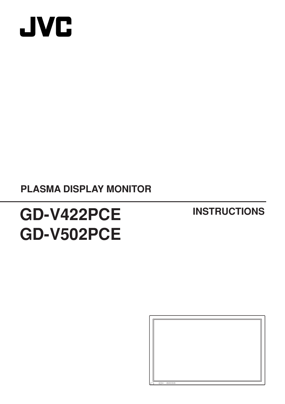 JVC GD-V422PCE User Manual | 36 pages