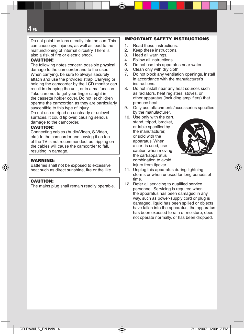 JVC GR-DA30U User Manual | Page 4 / 39