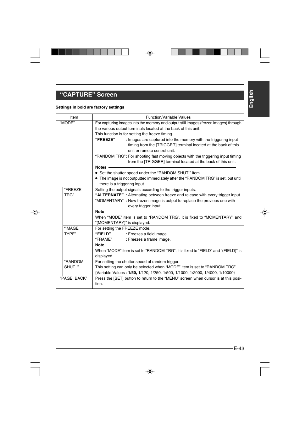 Capture” screen | JVC KY-F550 User Manual | Page 43 / 52