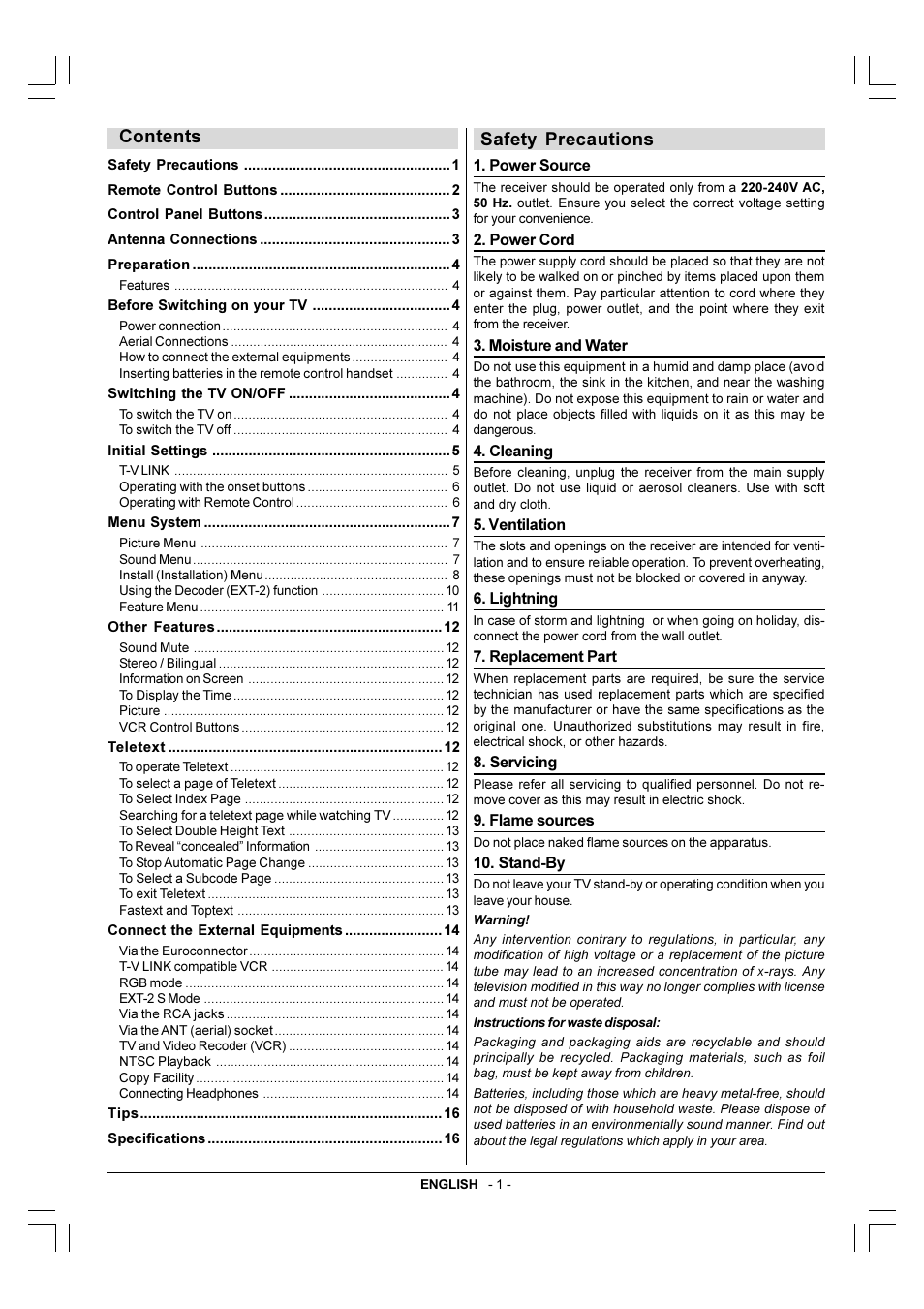 JVC 50051243 User Manual | Page 2 / 17