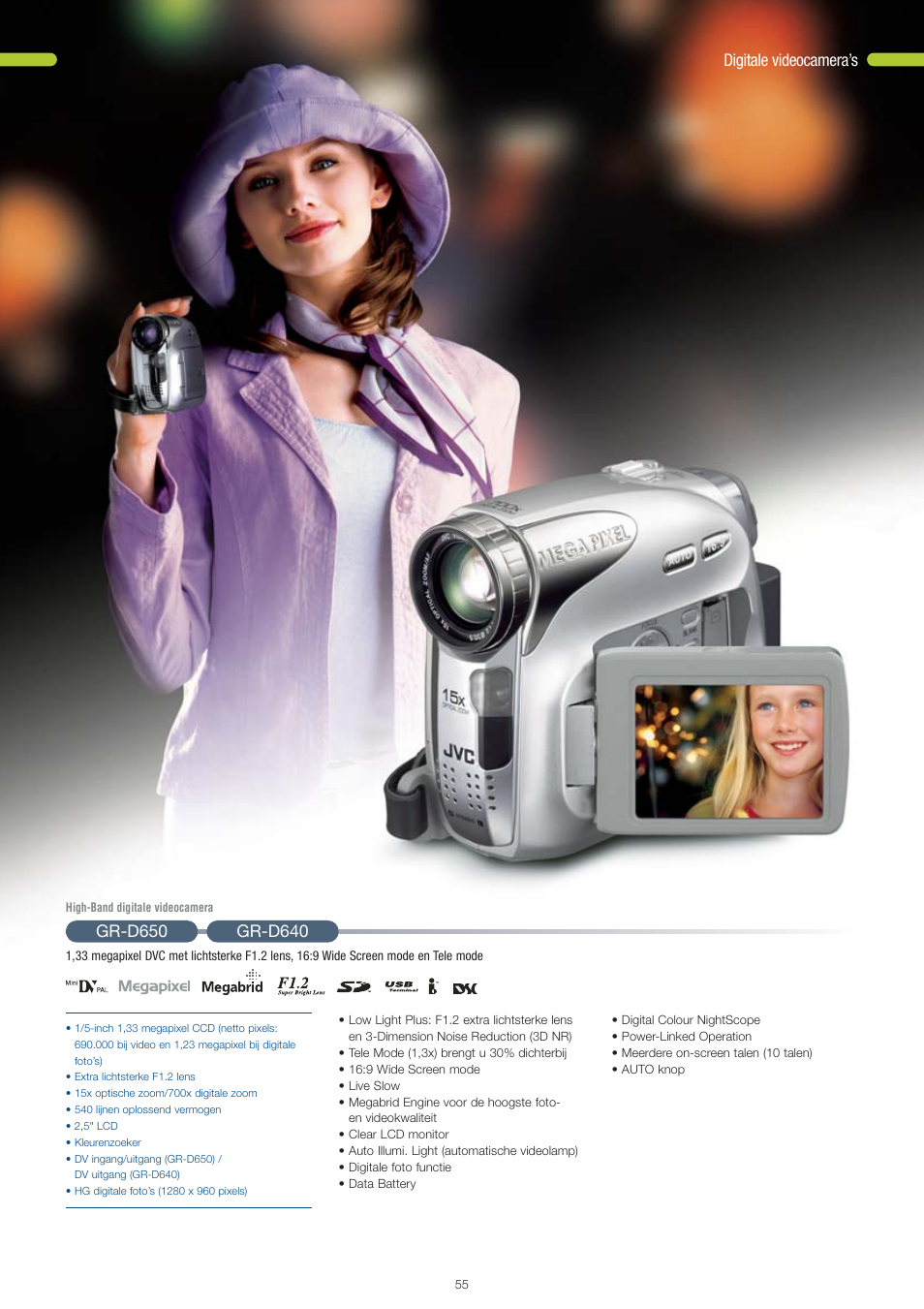 Digitale videocamera’s | JVC STYLE GR-D360 User Manual | Page 24 / 26
