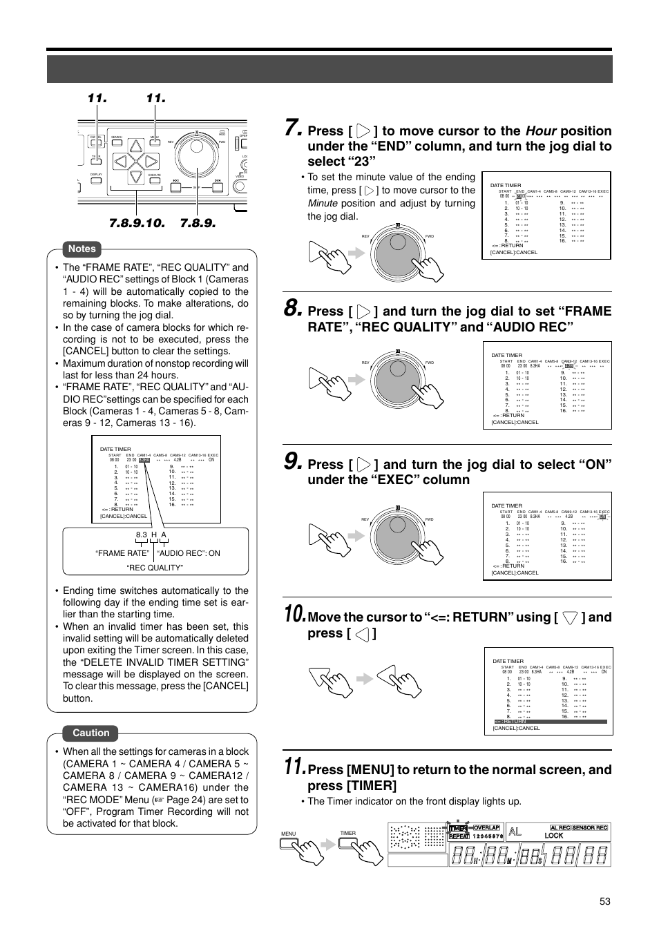 JVC VR-716E User Manual | Page 53 / 118