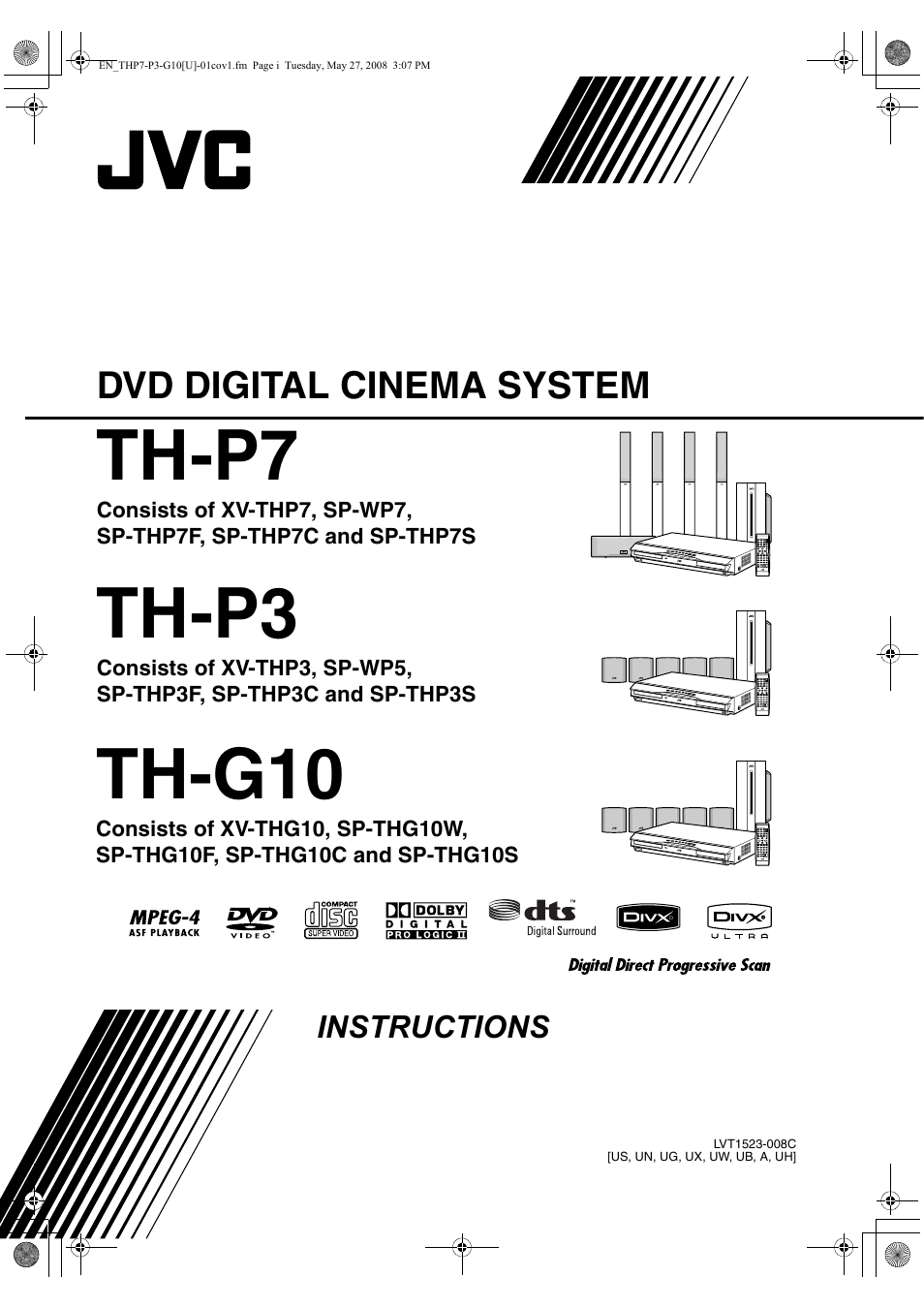 JVC TH-G10 User Manual | 44 pages