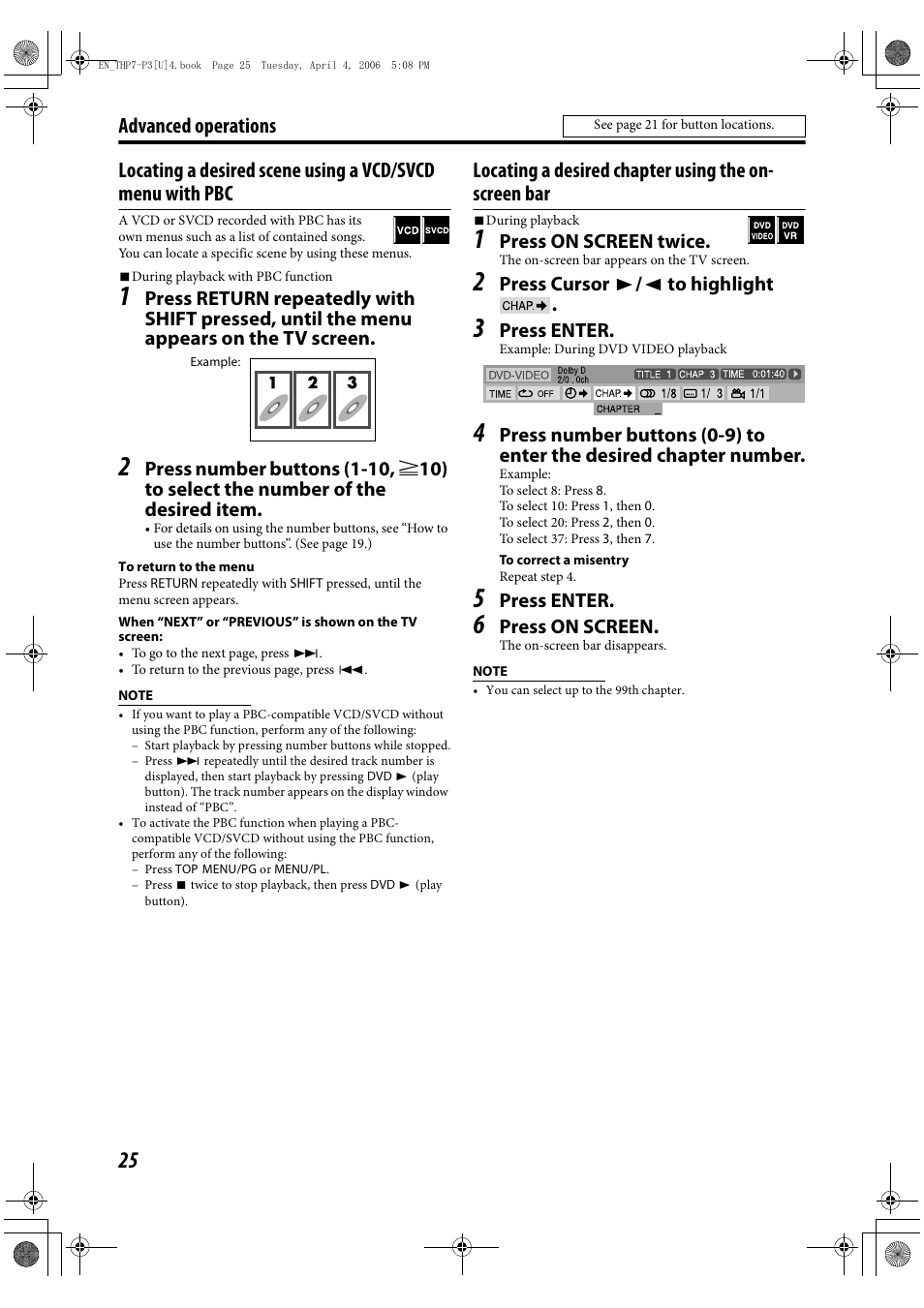 JVC TH-G10 User Manual | Page 28 / 44