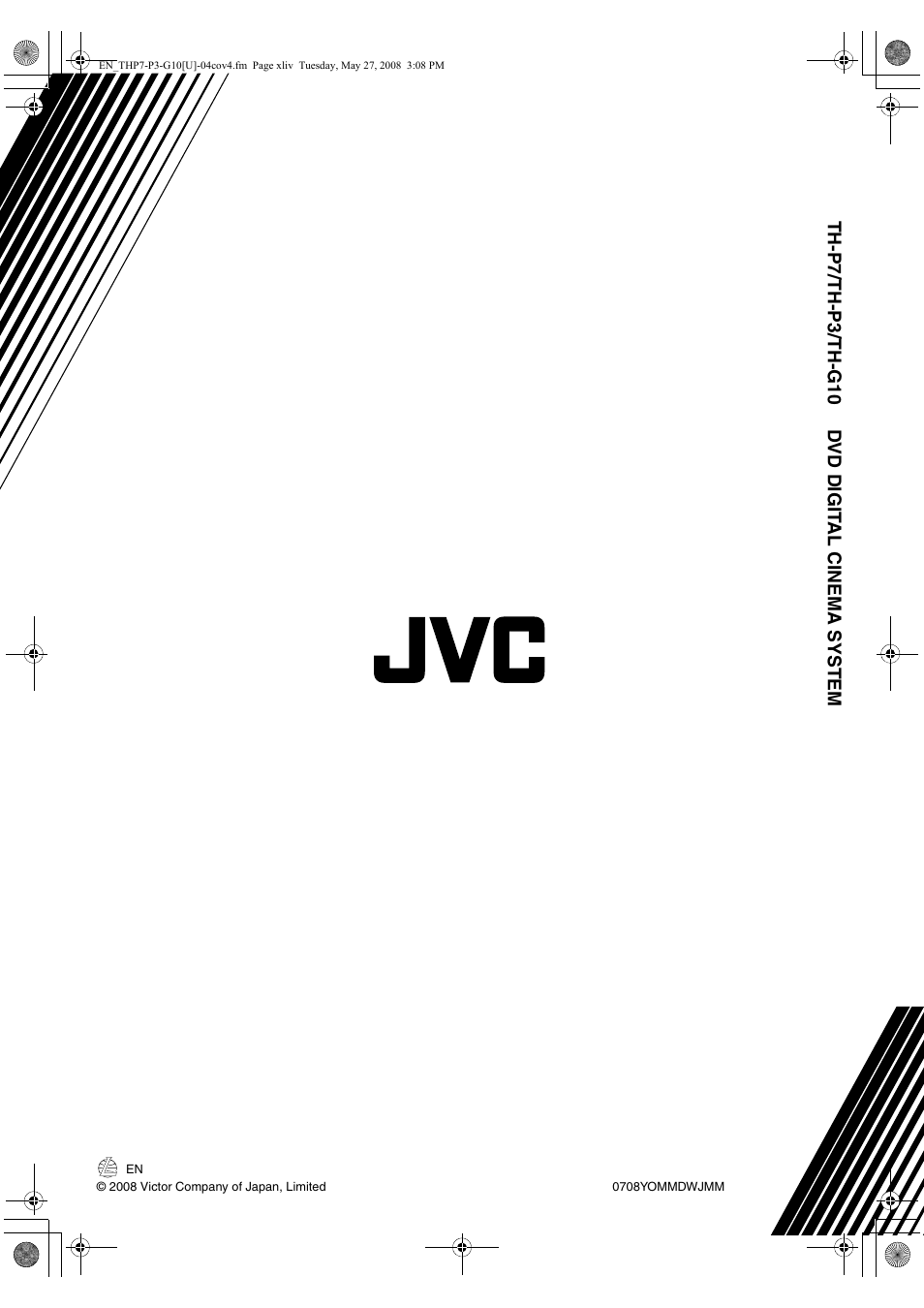 JVC TH-G10 User Manual | Page 44 / 44