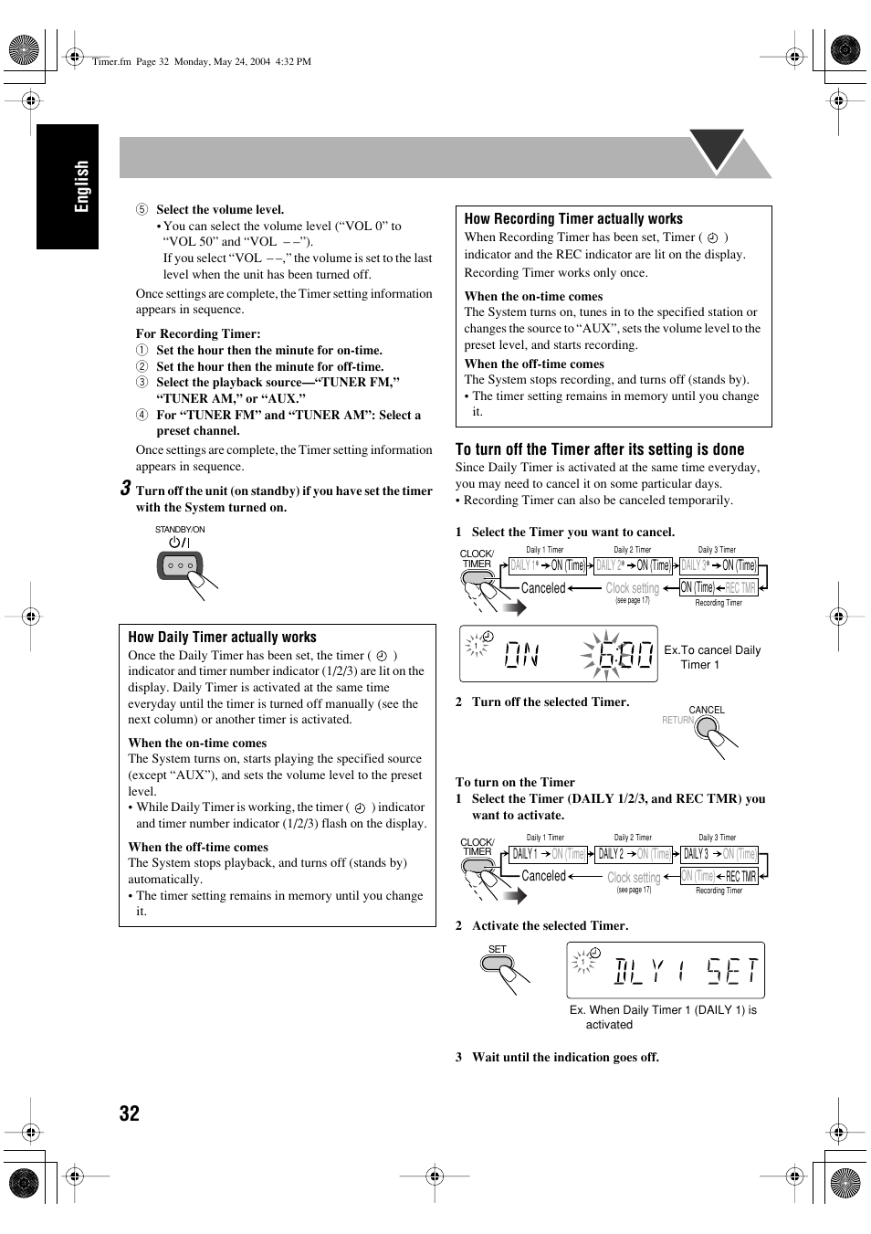 English | JVC UX-P450 User Manual | Page 134 / 198