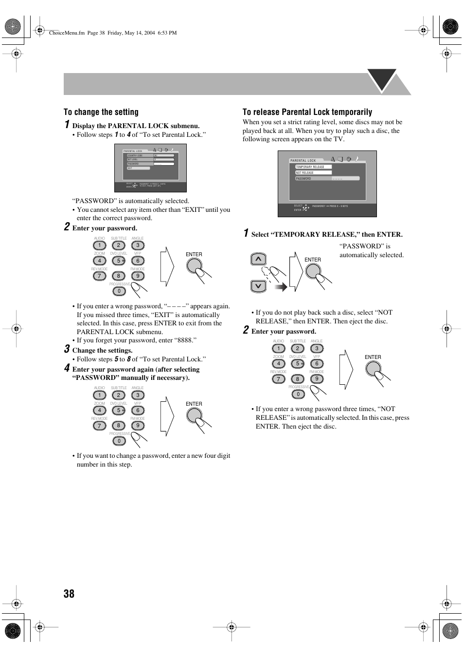 Password” is automatically selected | JVC UX-P450 User Manual | Page 189 / 198