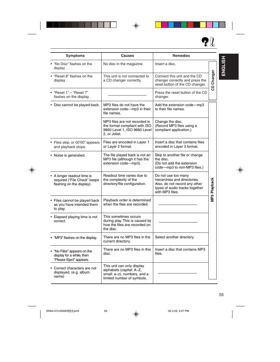 JVC KD-LH2000R User Manual | Page 55 / 58