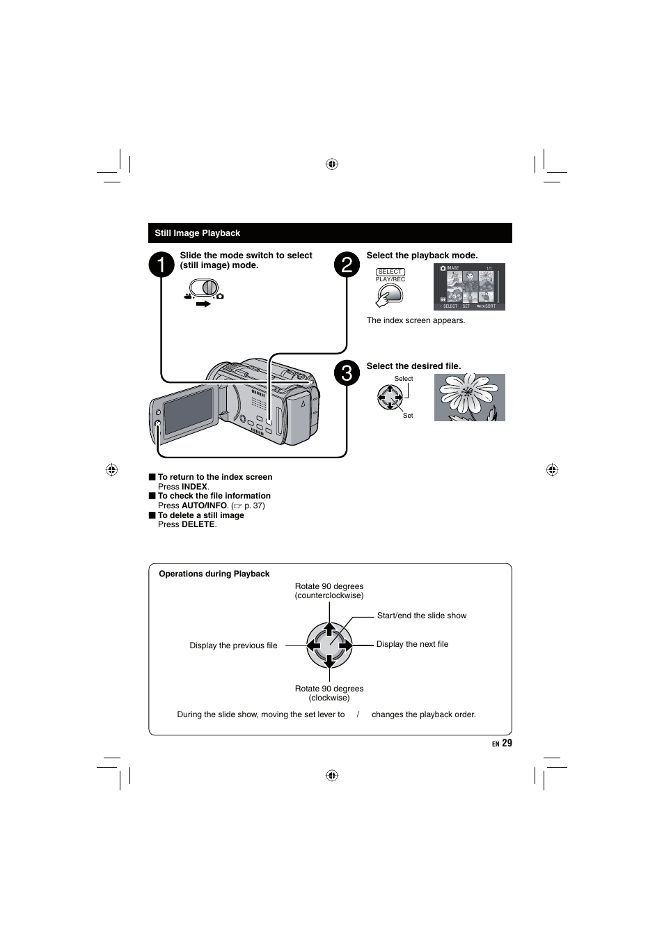 JVC Everio GZ-HD10 User Manual | Page 29 / 68