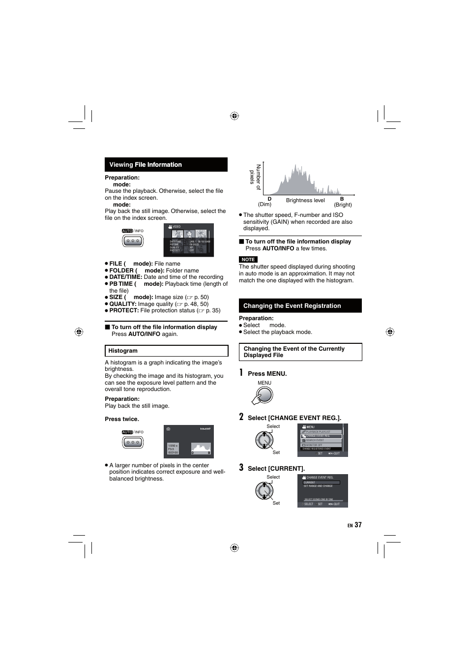 JVC Everio GZ-HD10 User Manual | Page 37 / 68