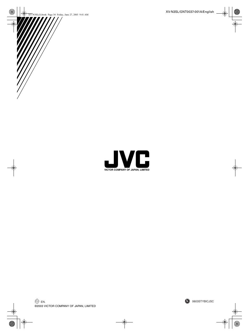 JVC XV-N3SL User Manual | Page 36 / 36