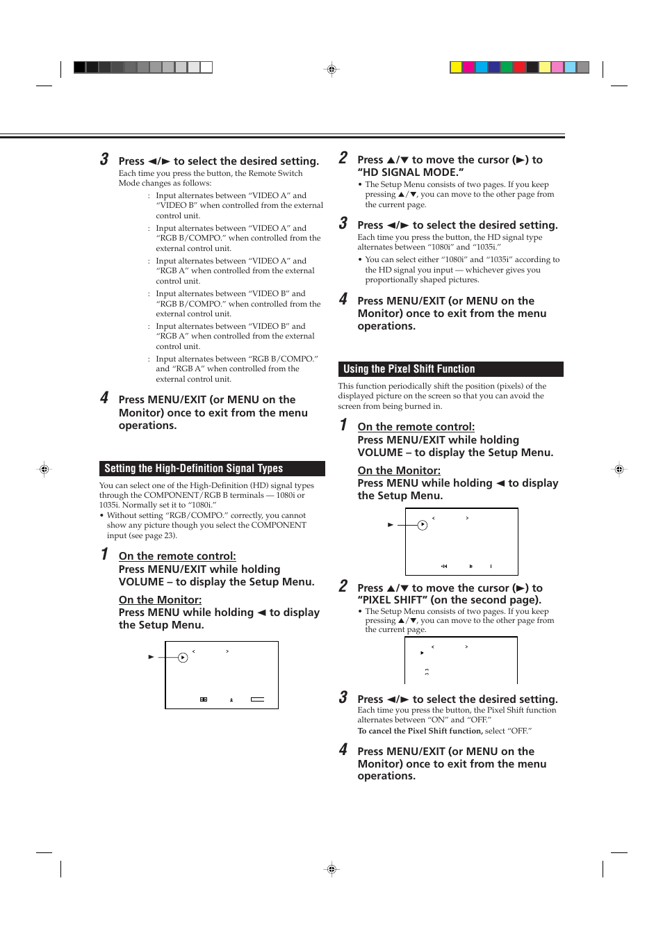 JVC GM-P421U User Manual | Page 29 / 40