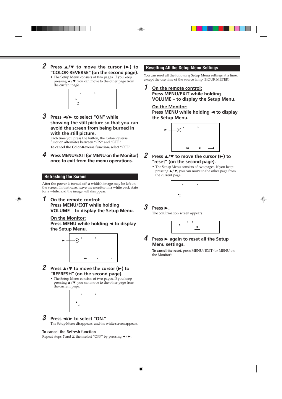 JVC GM-P421U User Manual | Page 31 / 40