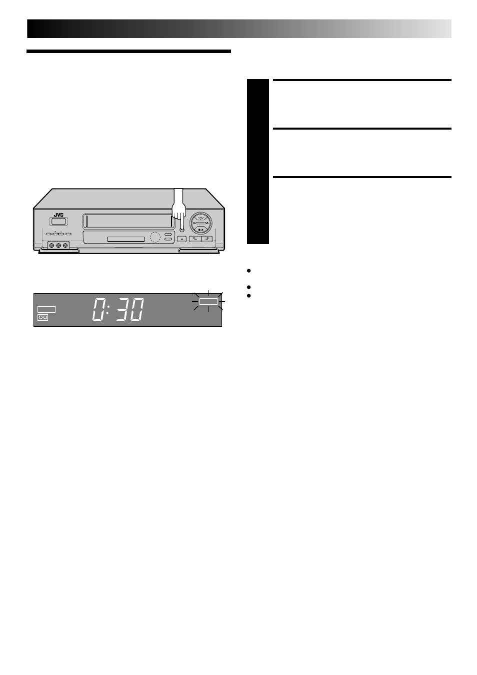 Instant timer recording (itr), Start recording, Engage itr mode | Set recording duration | JVC HR-DD740U User Manual | Page 41 / 68