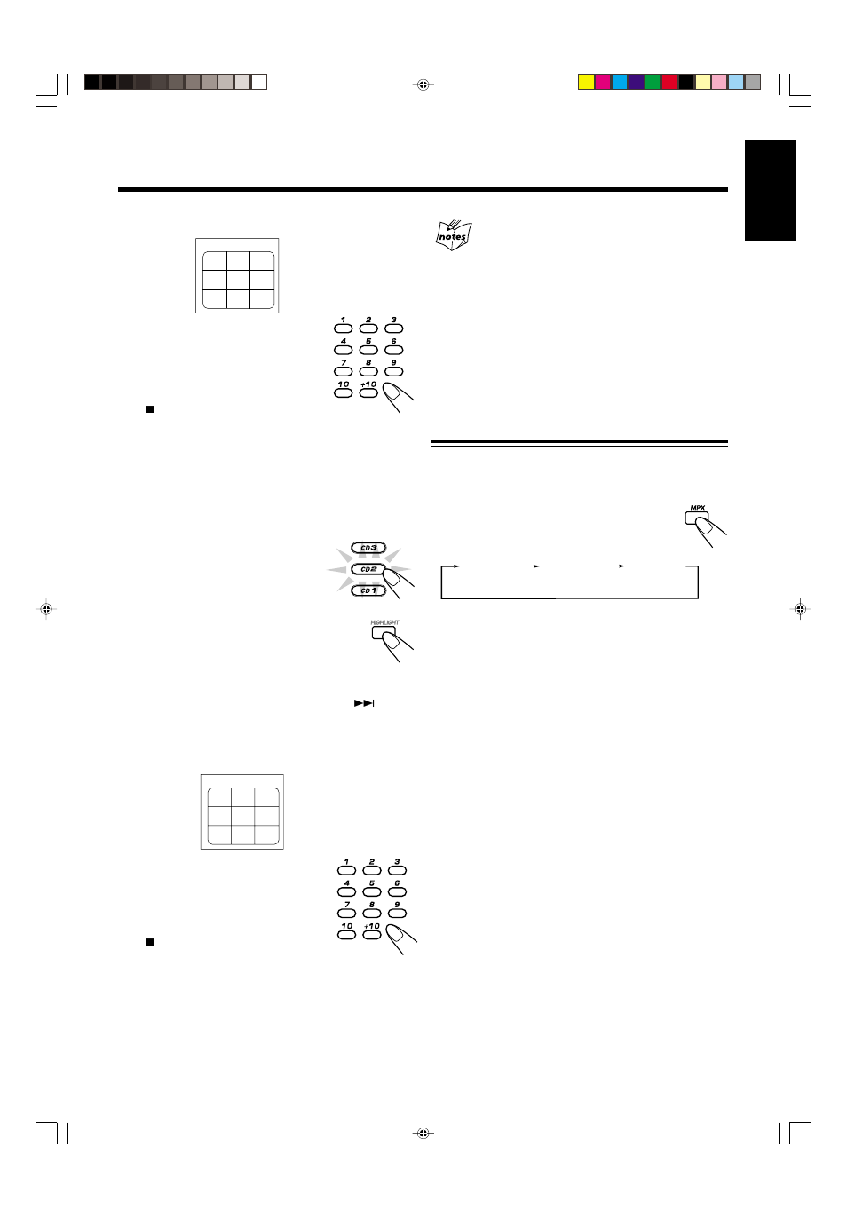 Playing a multiplex sound cd | JVC CA-MXG950V User Manual | Page 25 / 64