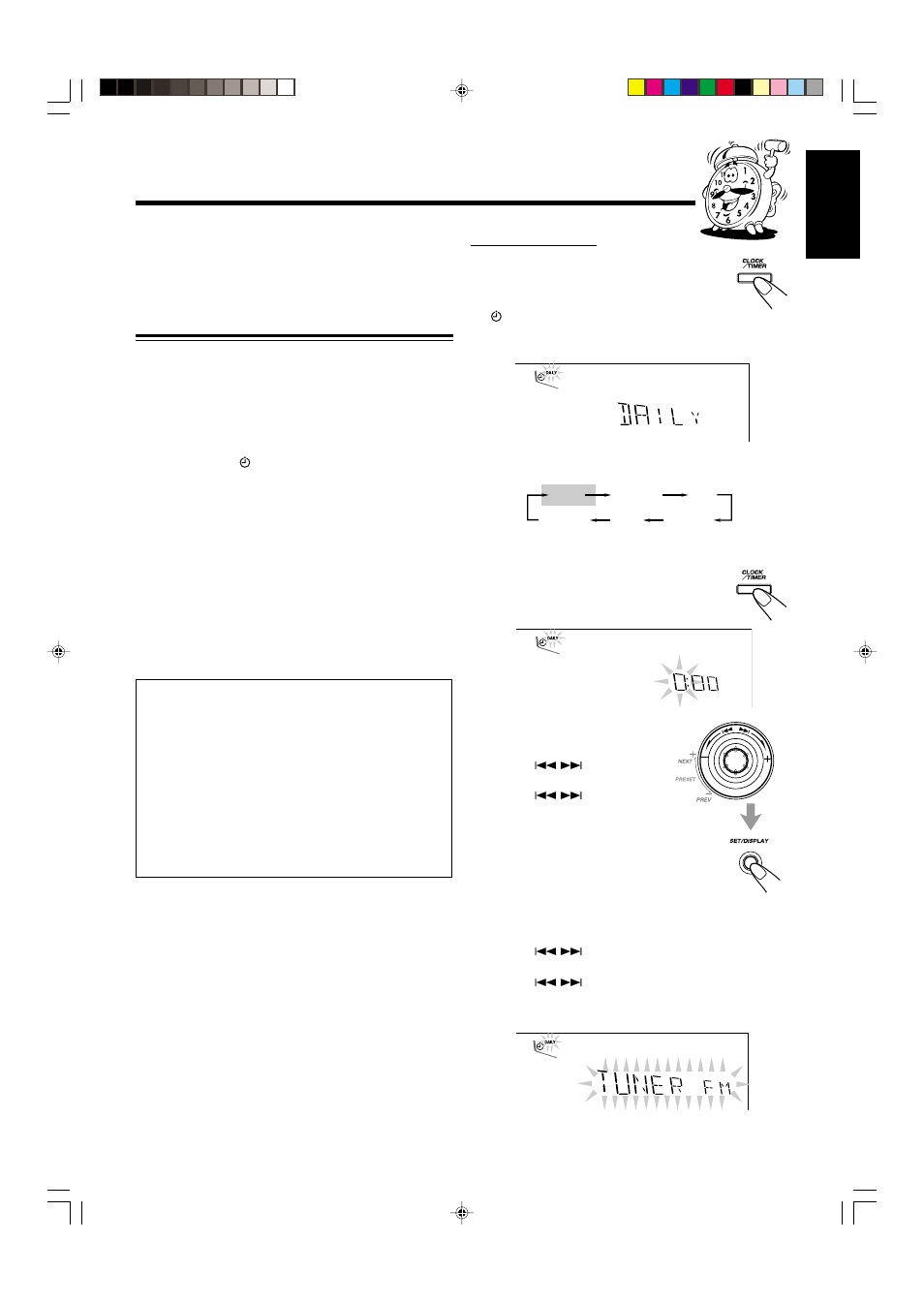 Using the timers | JVC CA-MXG950V User Manual | Page 33 / 64