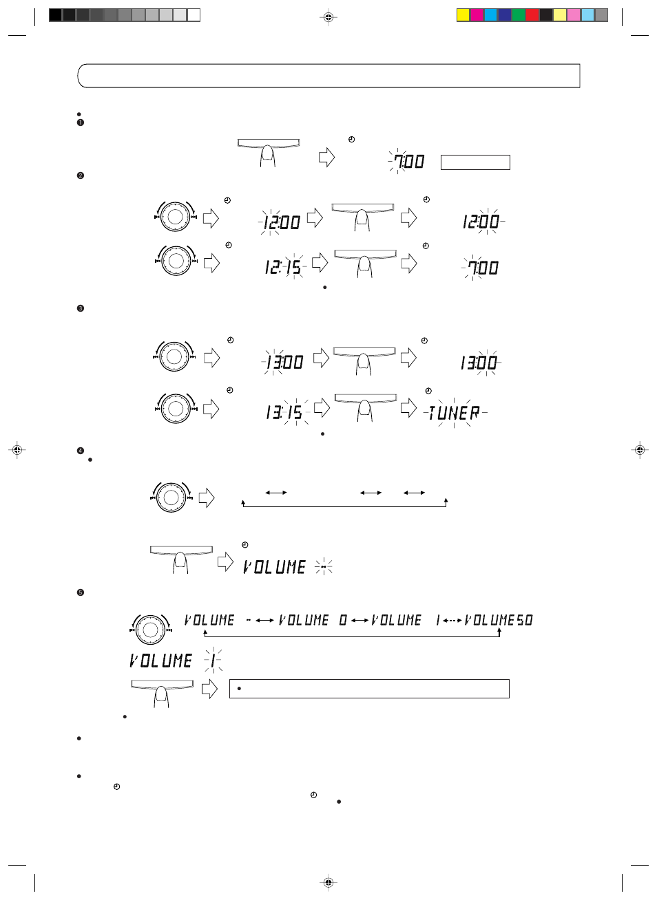 Timer operations, Tuner tuner rec cd tape | JVC UX-T550 User Manual | Page 17 / 20