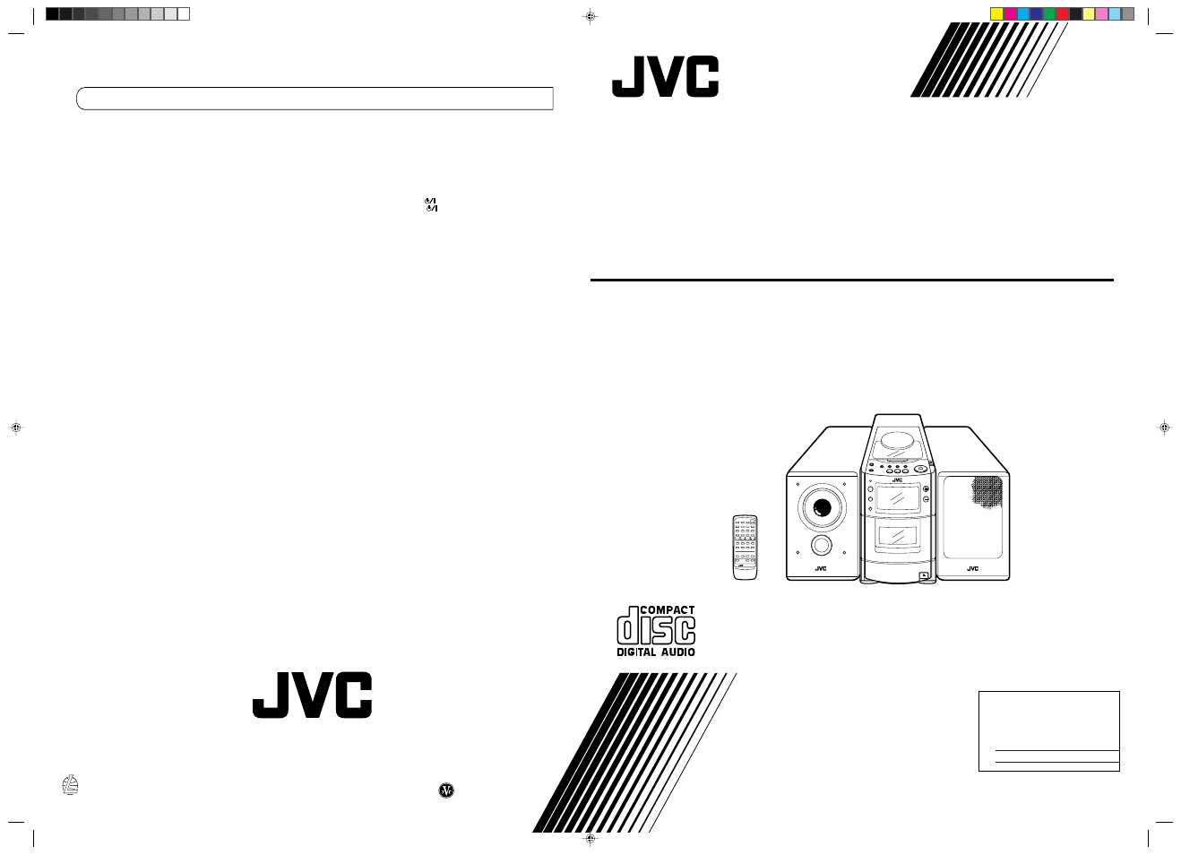 Specifications, Ux-t550, Instructions | Micro component system, Nederlands español deutsch english | JVC UX-T550 User Manual | Page 20 / 20