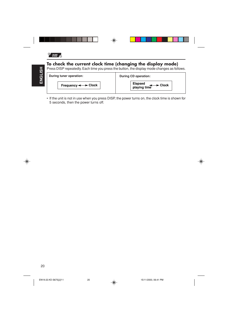 JVC KD-S670 User Manual | Page 20 / 80