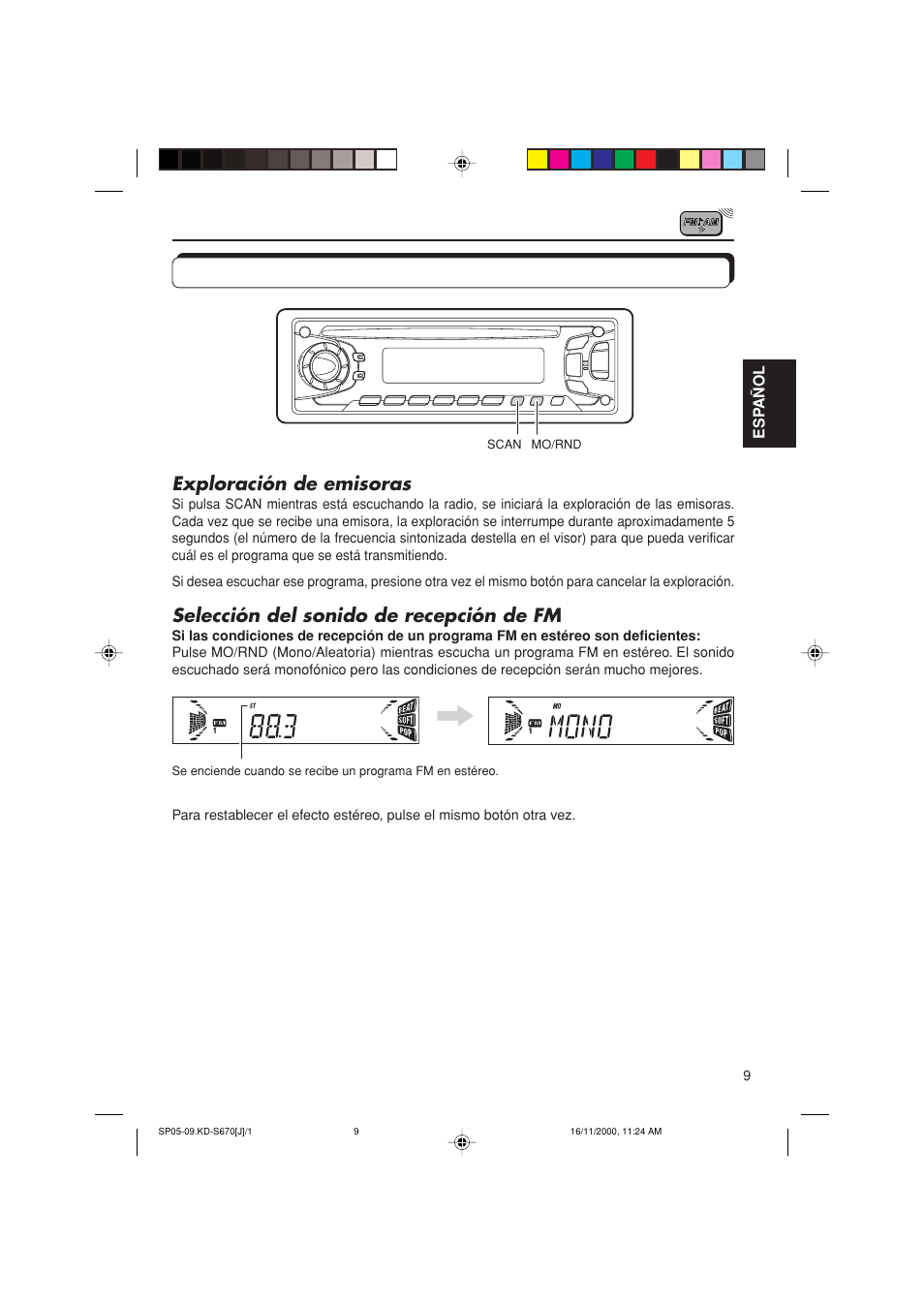 Otras convenientes funciones del sintonizador | JVC KD-S670 User Manual | Page 35 / 80