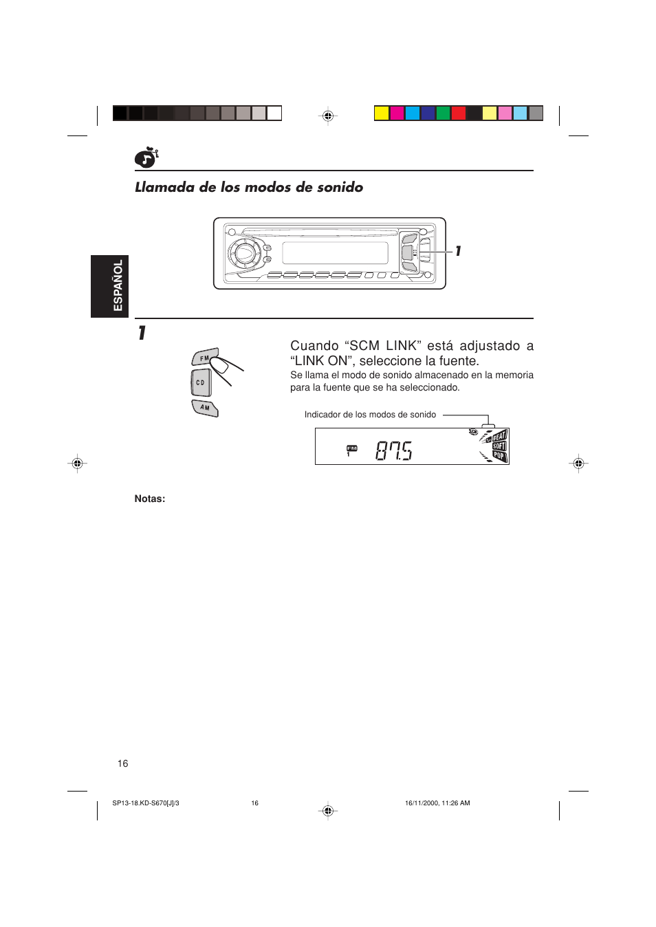 Llamada de los modos de sonido | JVC KD-S670 User Manual | Page 42 / 80
