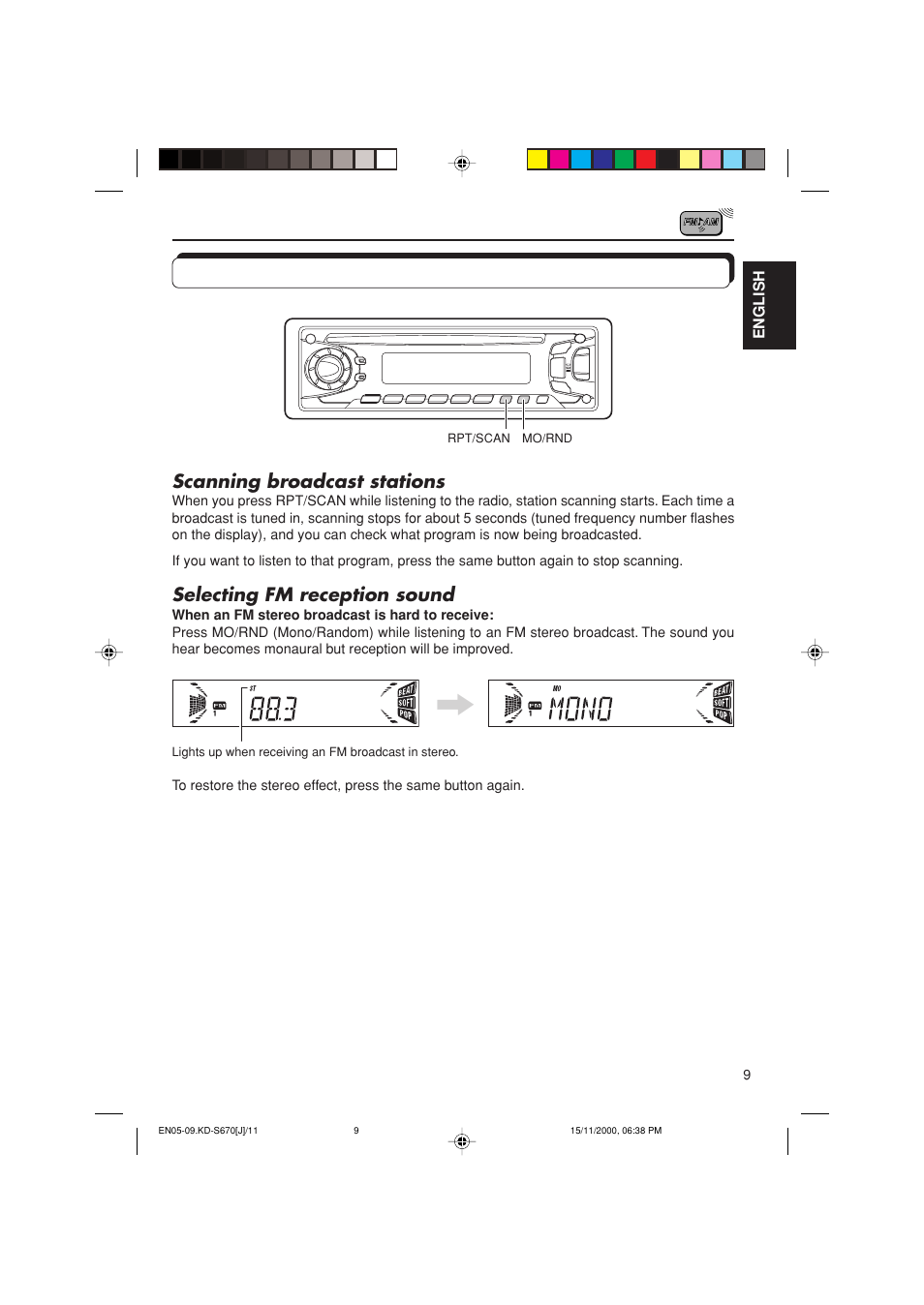 Other convenient tuner functions | JVC KD-S670 User Manual | Page 9 / 80