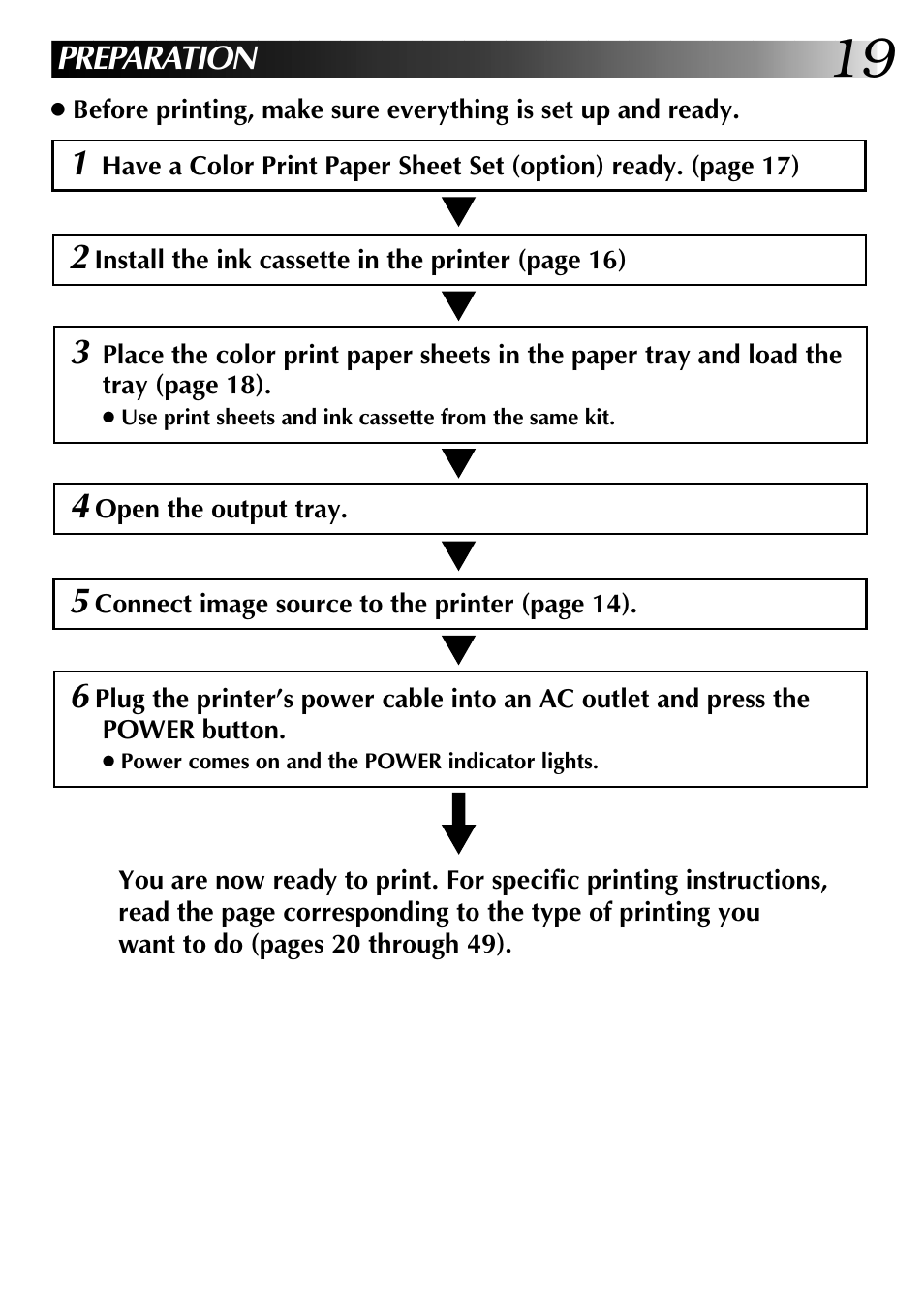Preparation | JVC GV-PT2U User Manual | Page 19 / 76