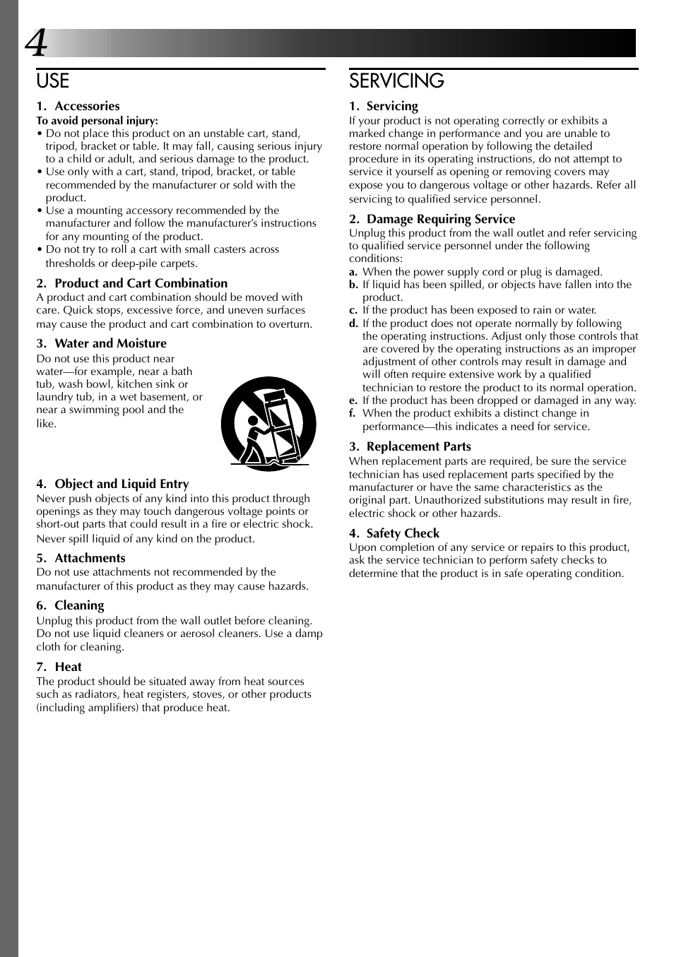 Servicing | JVC GV-PT2U User Manual | Page 4 / 76