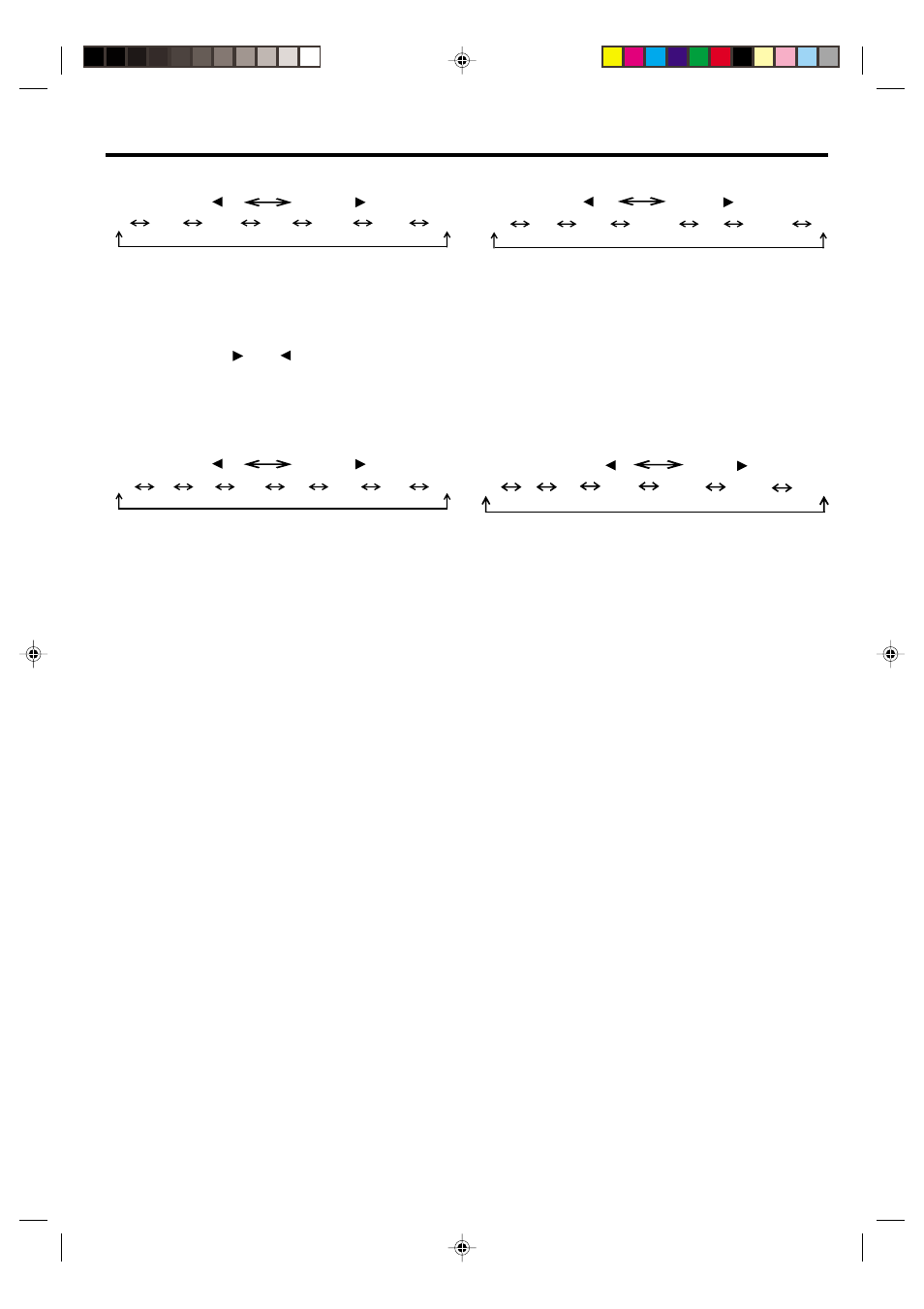 Setting v-chip, Continued), For u.s. tv rating | Movie rating, For canadian can eng rating, Can fre rating | JVC AV-14F703 User Manual | Page 16 / 24