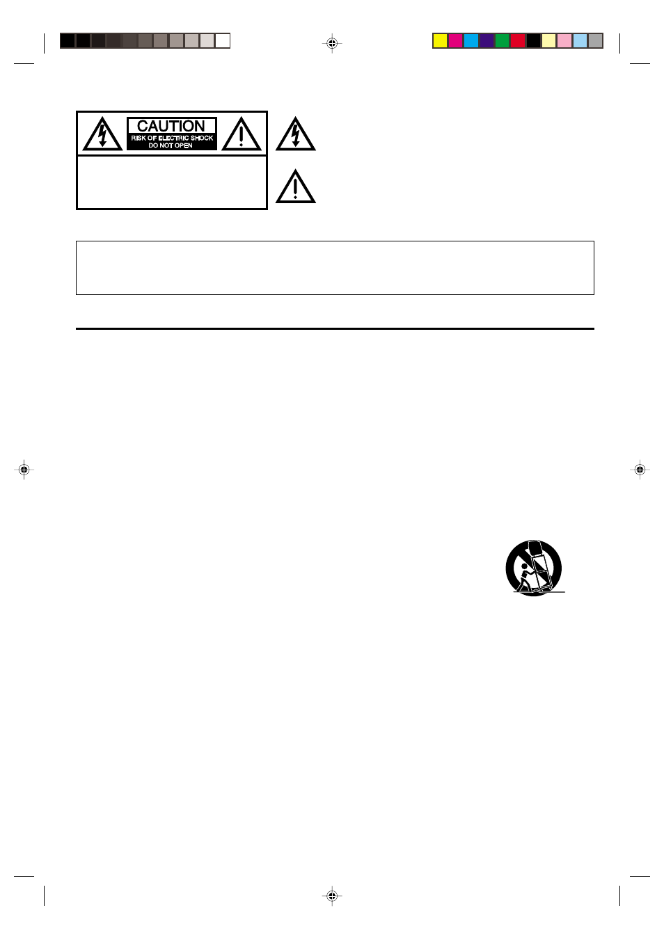 Important safeguards, Caution, Warning | JVC AV-14F703 User Manual | Page 2 / 24