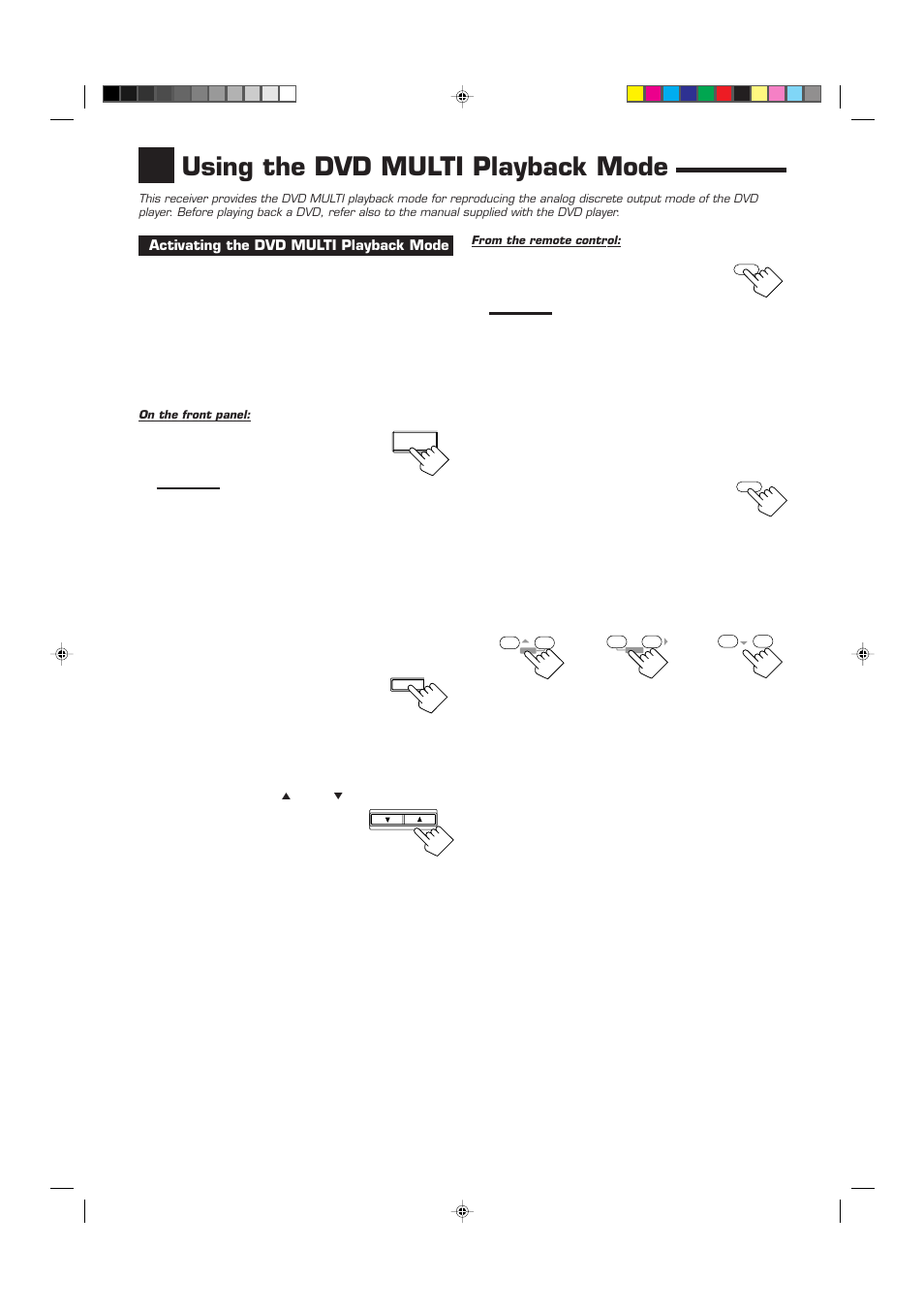 Using the dvd multi playback mode | JVC RX-7010VBK User Manual | Page 30 / 46