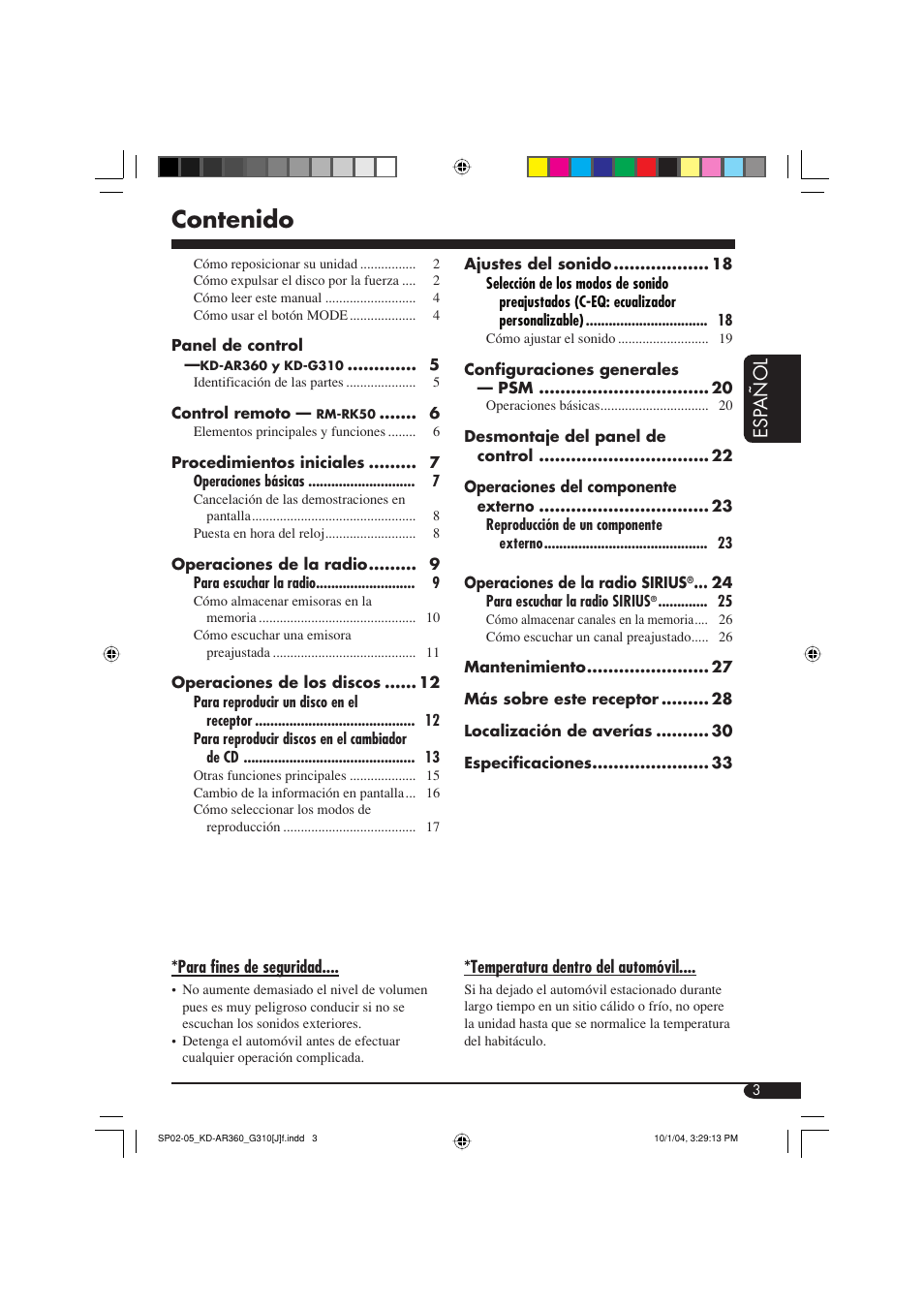 JVC KD-G310 User Manual | Page 35 / 98