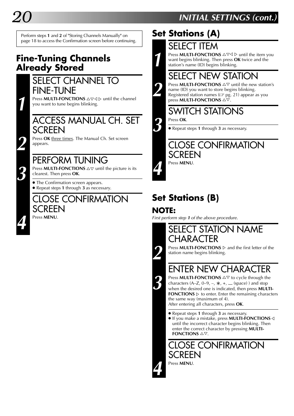 JVC HR-J449MS User Manual | Page 20 / 56