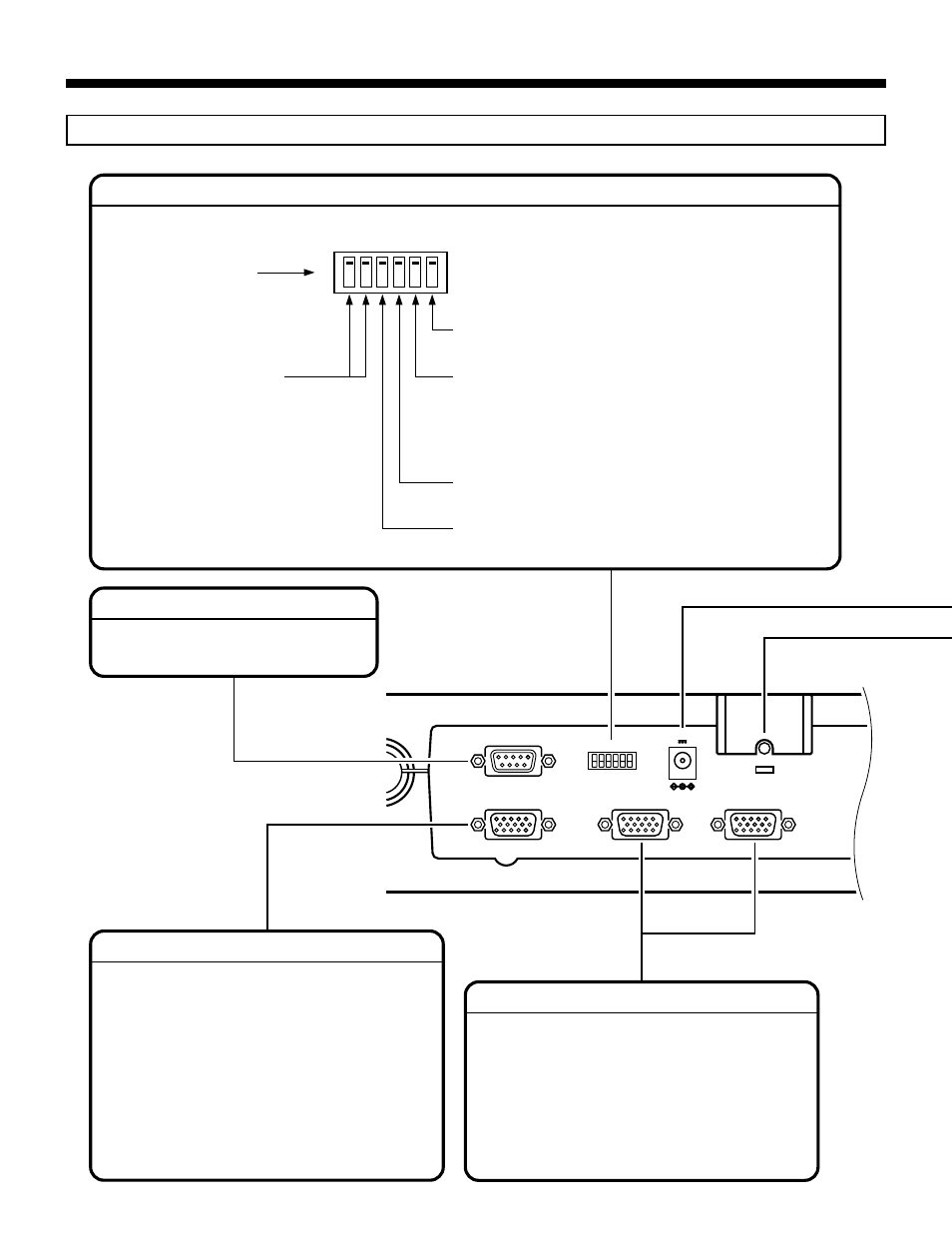 Rear panel | JVC AV-P950E User Manual | Page 8 / 19