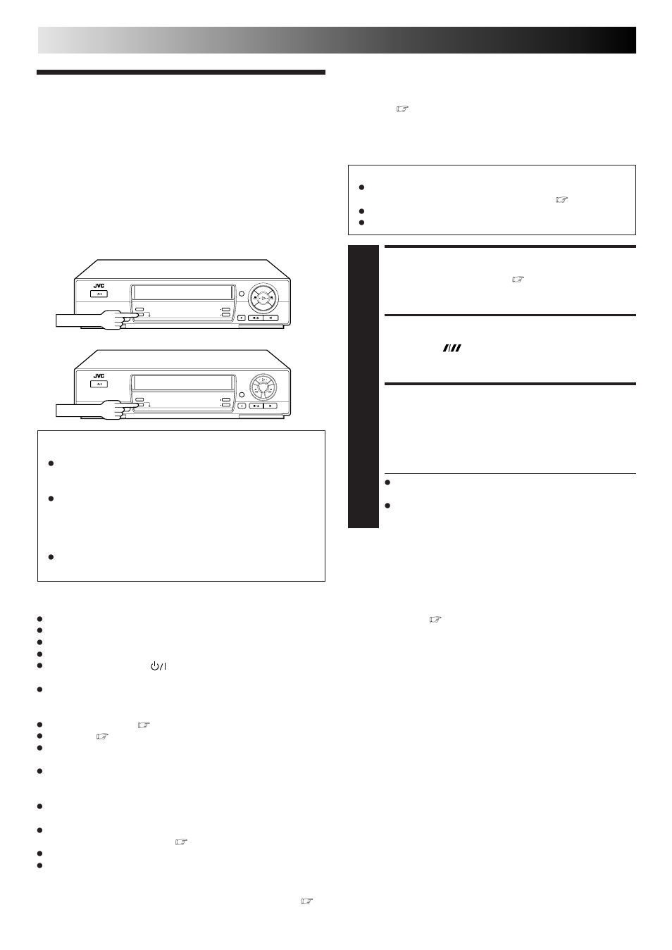 Automatic satellite programme recording, Select av2 select mode, Set tape speed | Engage auto satellite prog rec mode, Timer recording (cont.), Attention | JVC HR-J668EU User Manual | Page 28 / 56