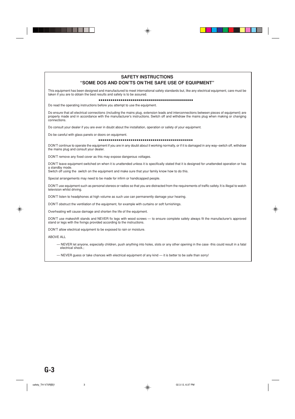 JVC TH-V70R User Manual | Page 4 / 84