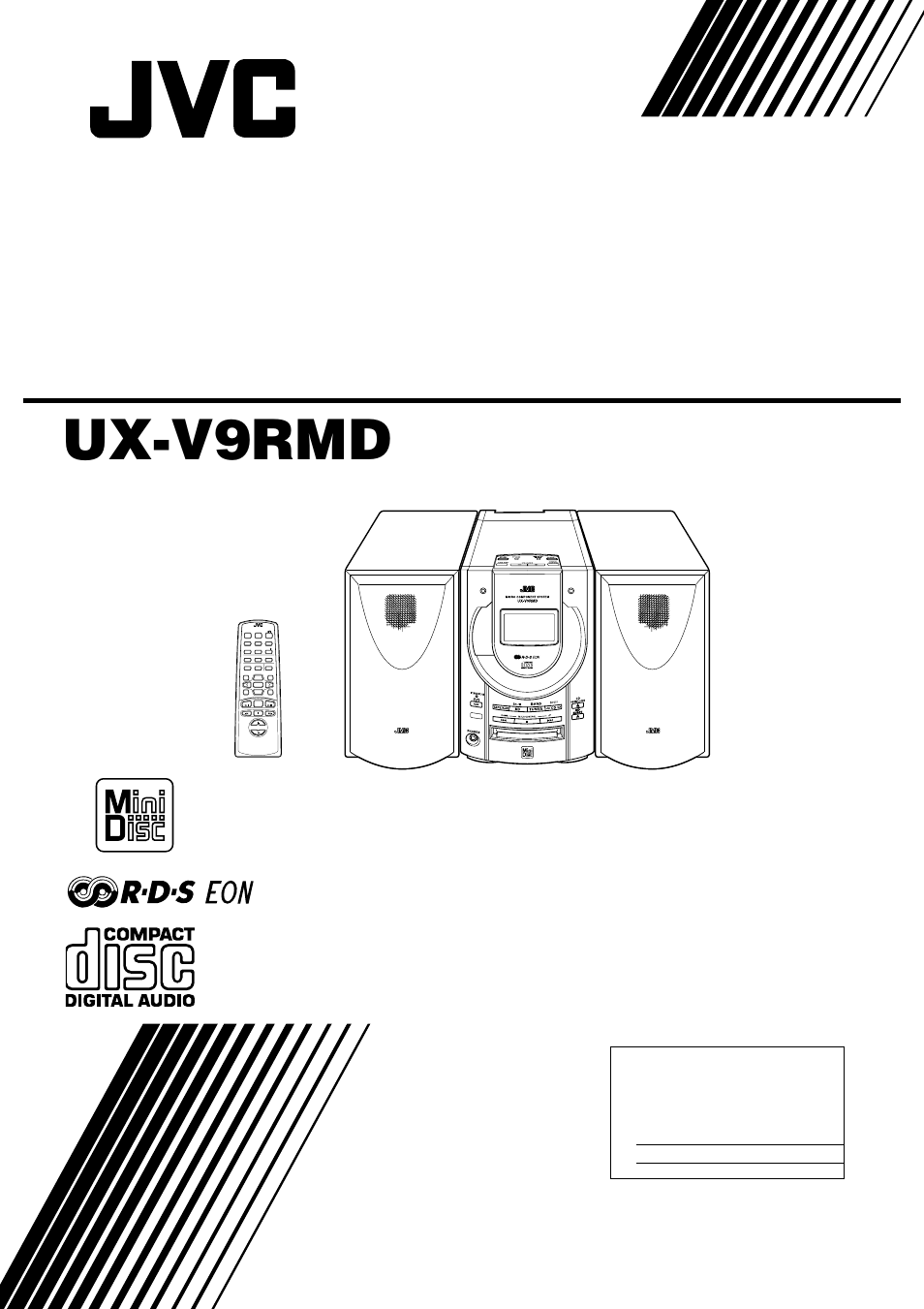 JVC UX-V9RMD User Manual | 35 pages