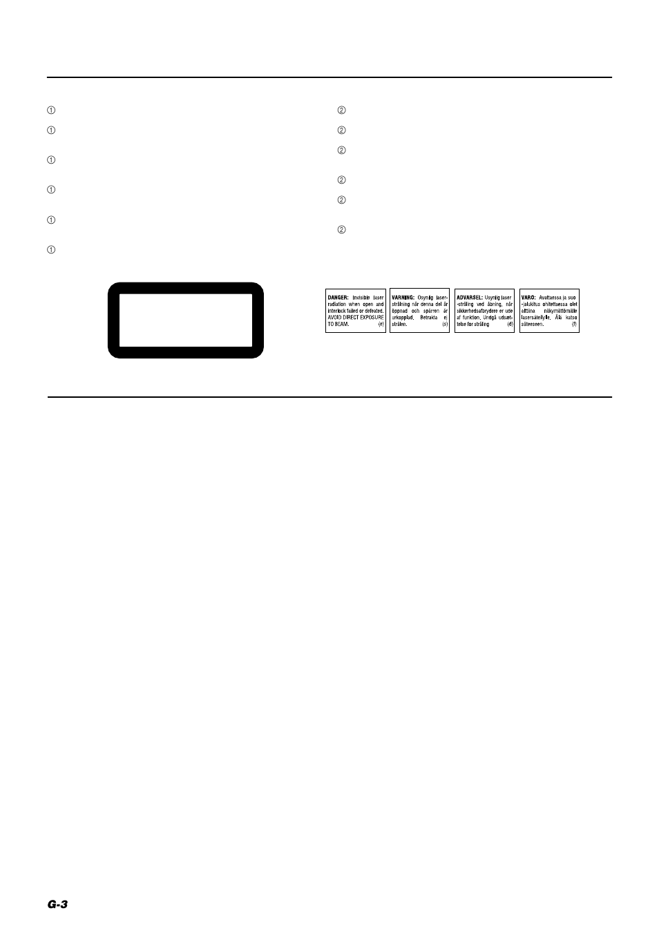 Class 1 laser product | JVC UX-V9RMD User Manual | Page 4 / 35