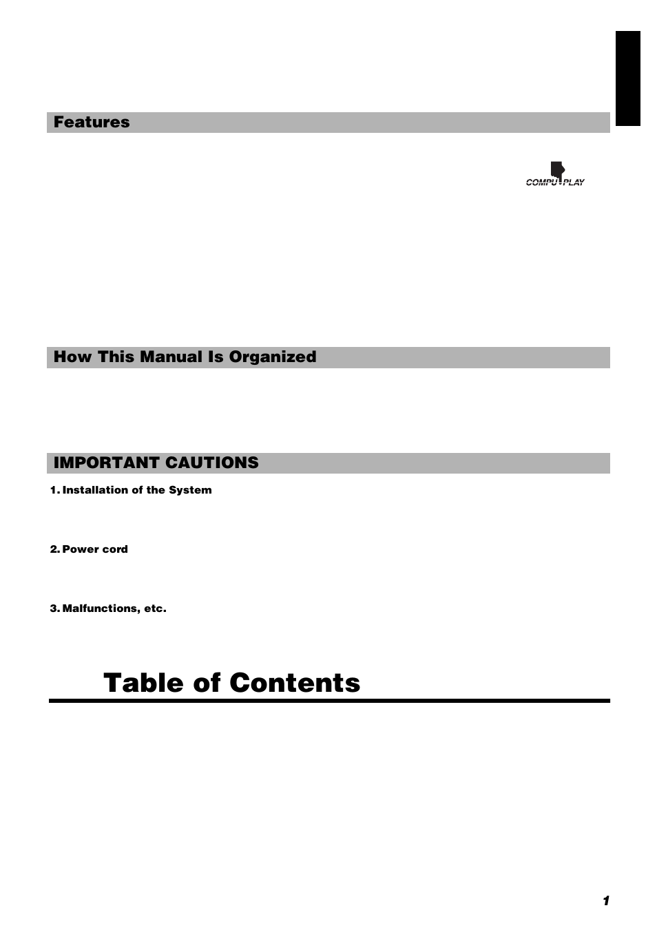 JVC UX-V9RMD User Manual | Page 5 / 35