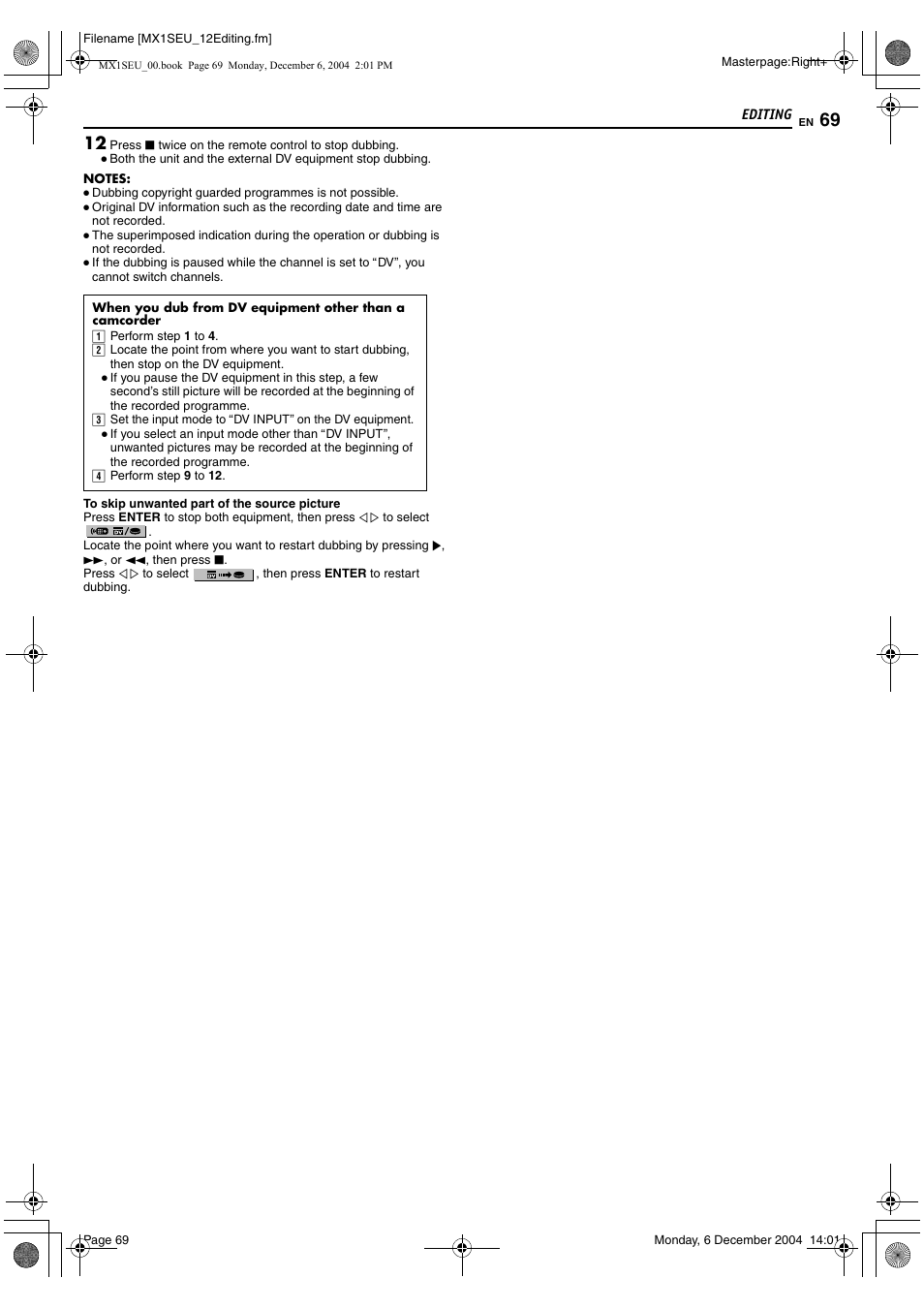 JVC DR-MX1S User Manual | Page 69 / 100