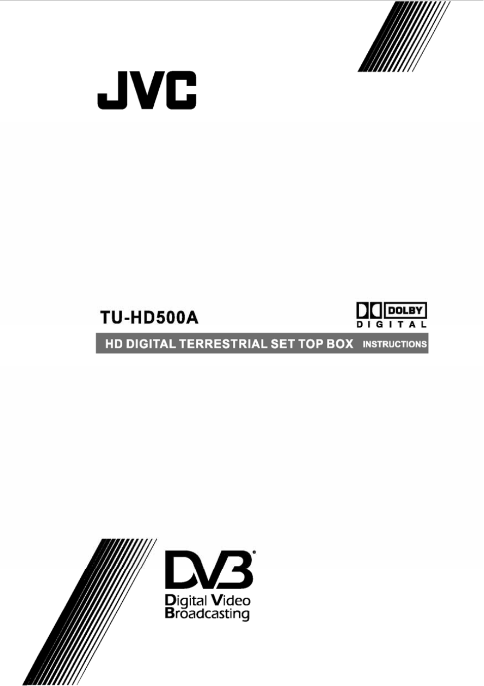 JVC DVB TU-HD500A User Manual | 47 pages