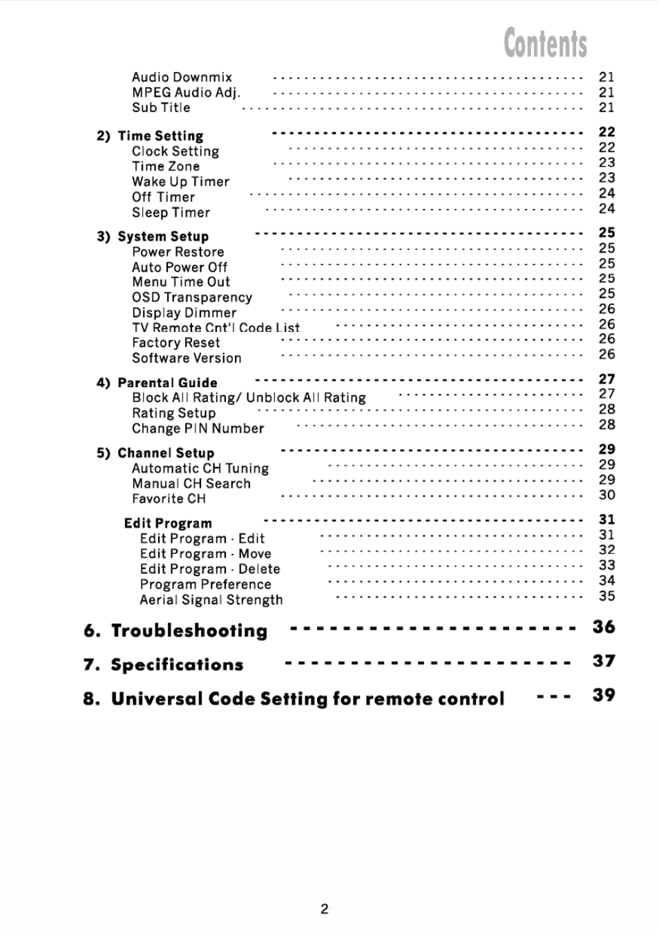 JVC DVB TU-HD500A User Manual | Page 7 / 47