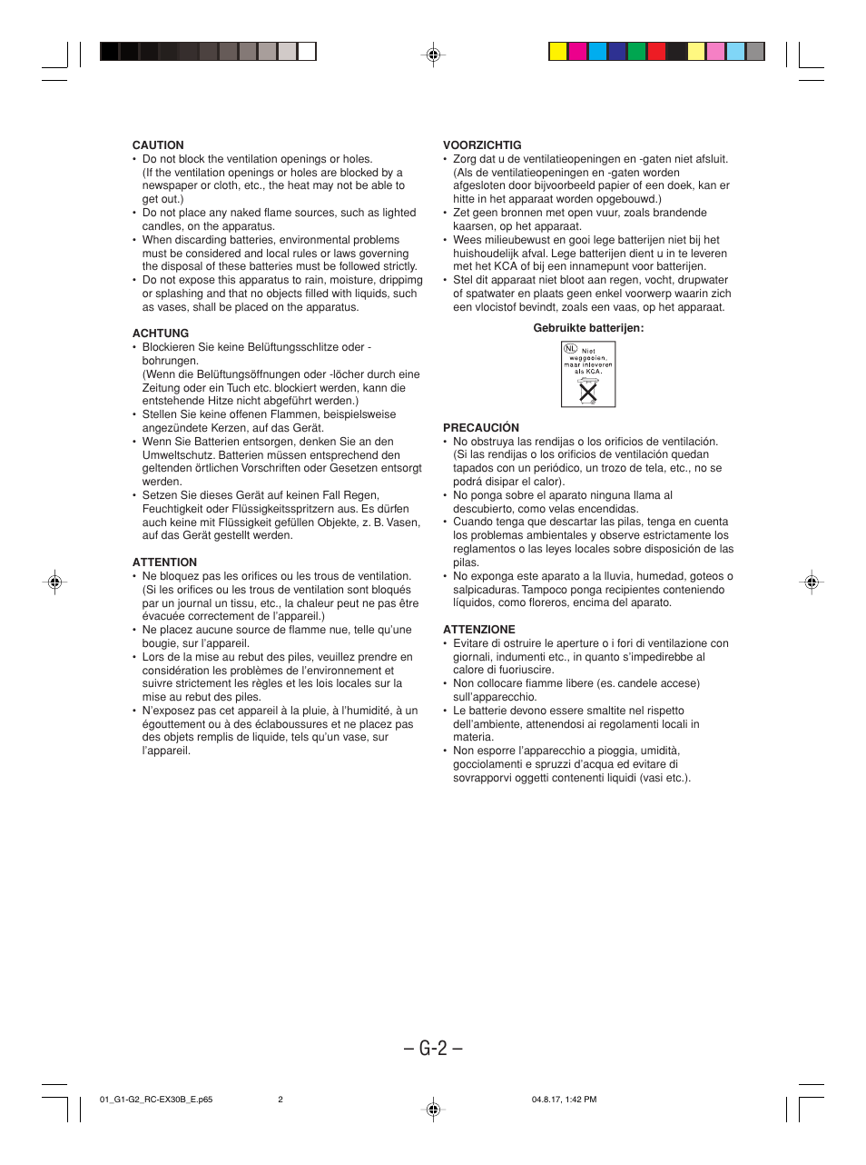 JVC RC-EX30B User Manual | Page 3 / 144